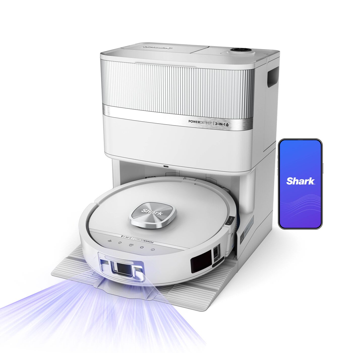 Shark PowerDetect UV Reveal 2-in-1 Saug- und Wischroboter RV3000XEEUWH