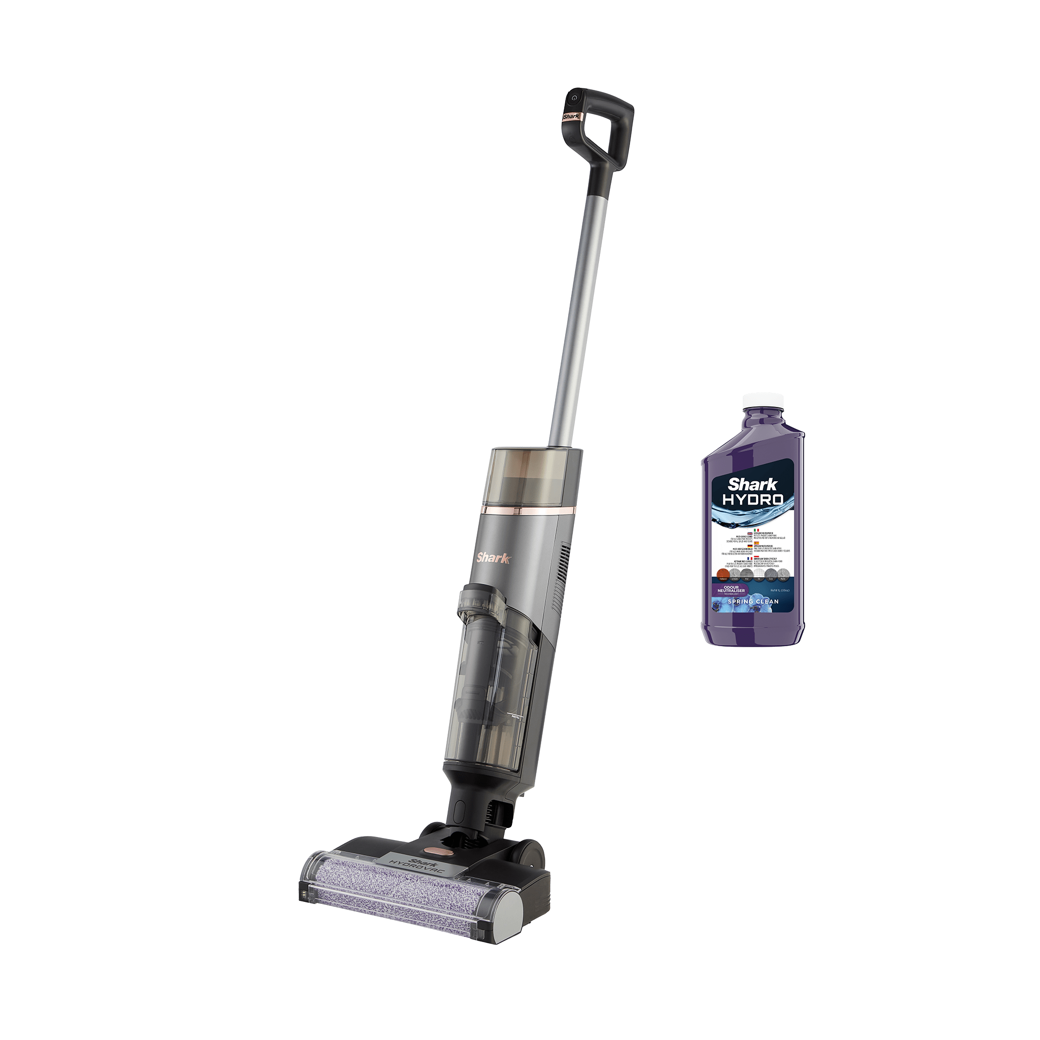 Aspirateur laveur sans fil Shark HydroVac avec 1L de produit nettoyant multi-surfaces