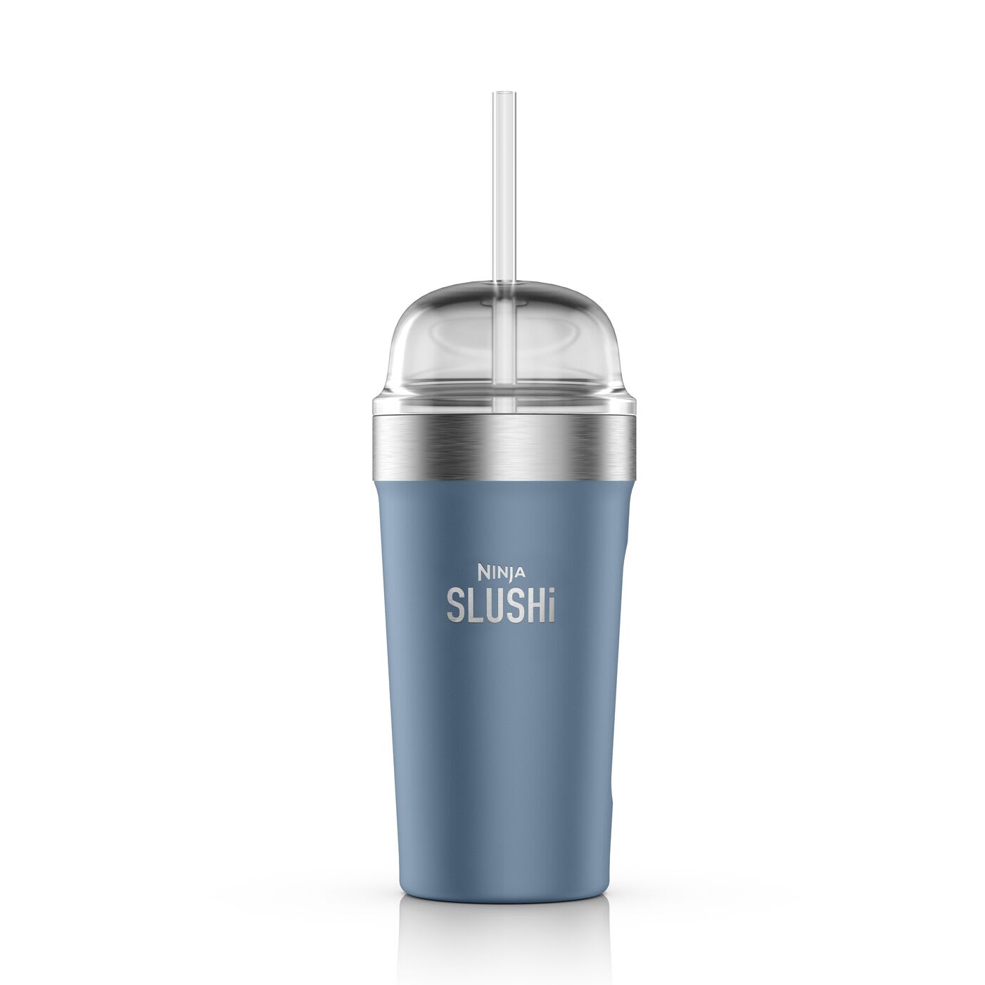 Ninja SLUSHi isolierter Bubble-Becher mit Deckel und Trinkhalm – Blau