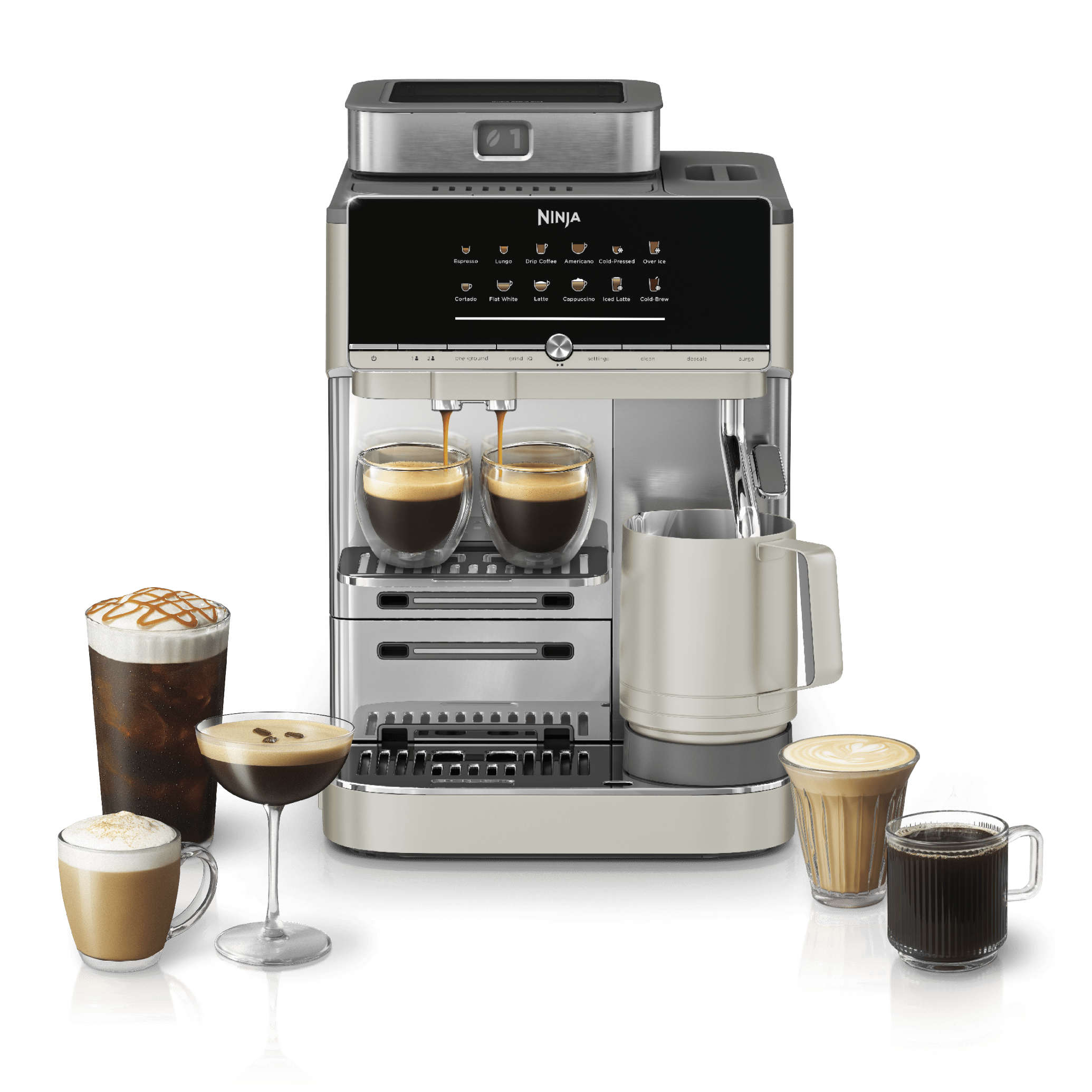 Ninja AutoBarista™ Pro Fully Automatic Espresso Machine in Oat