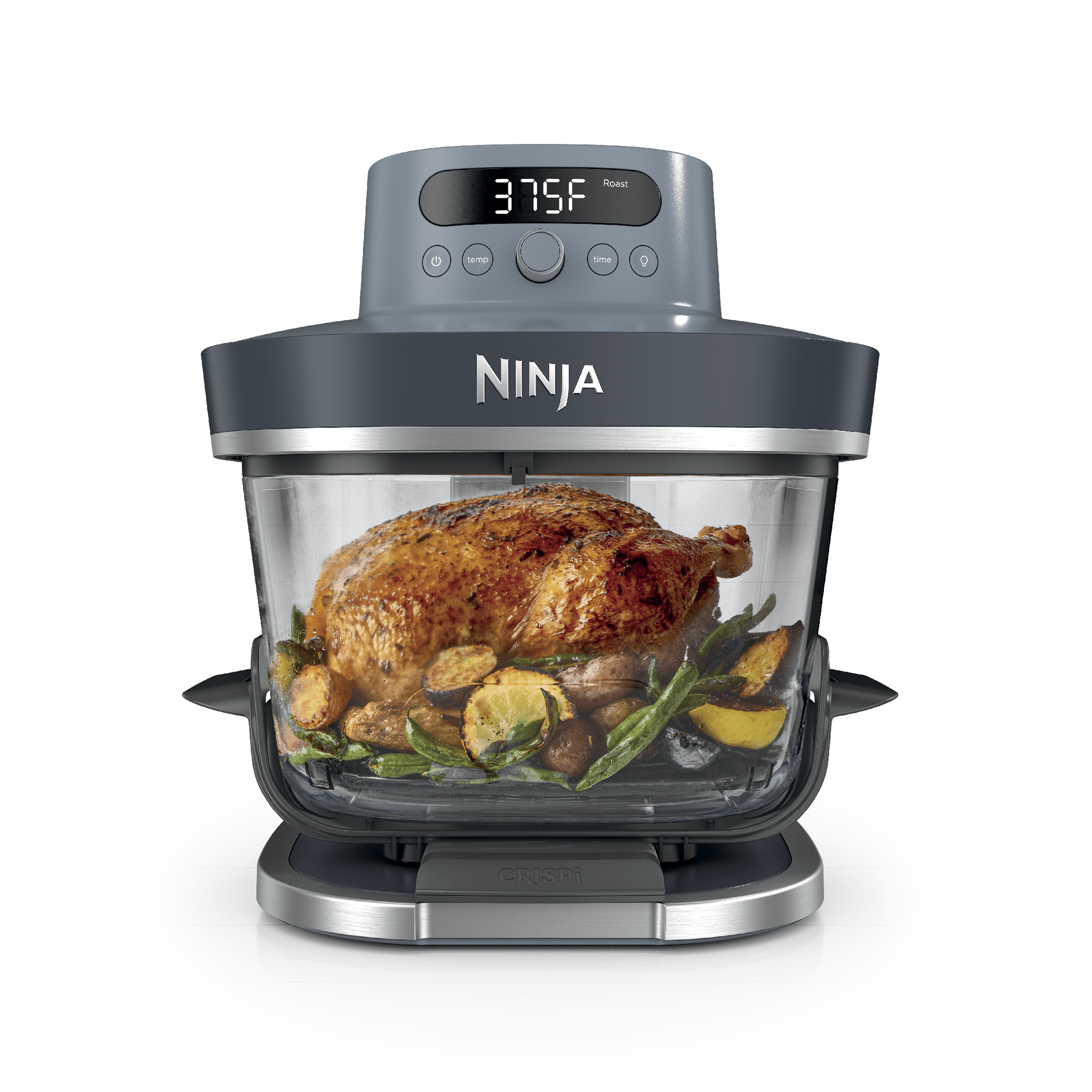 Ninja Crispi® Pro 6-in-1 Glass Countertop Air Fryer, Cyberspace | SharkNinja