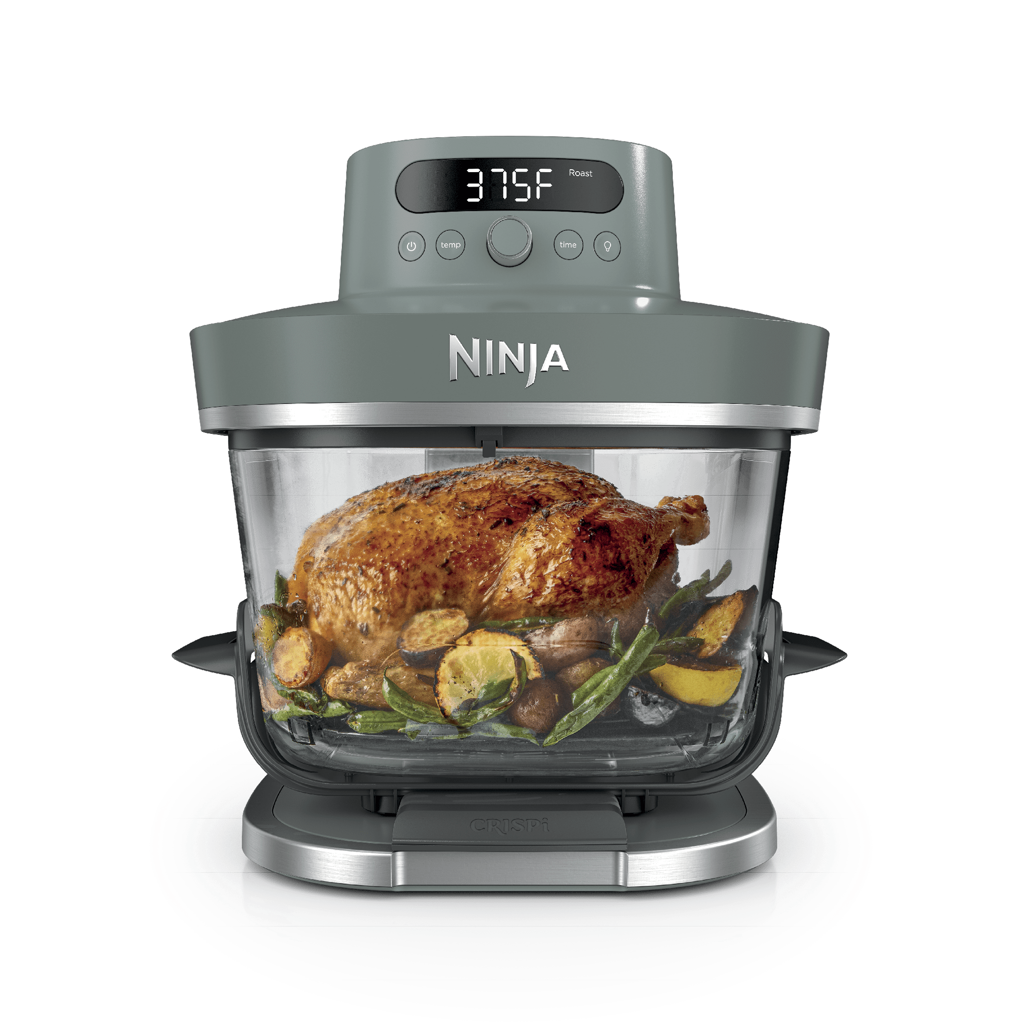 Ninja Crispi® Pro 6-in-1 Countertop Glass Air Fryer, Ash Gray | SharkNinja