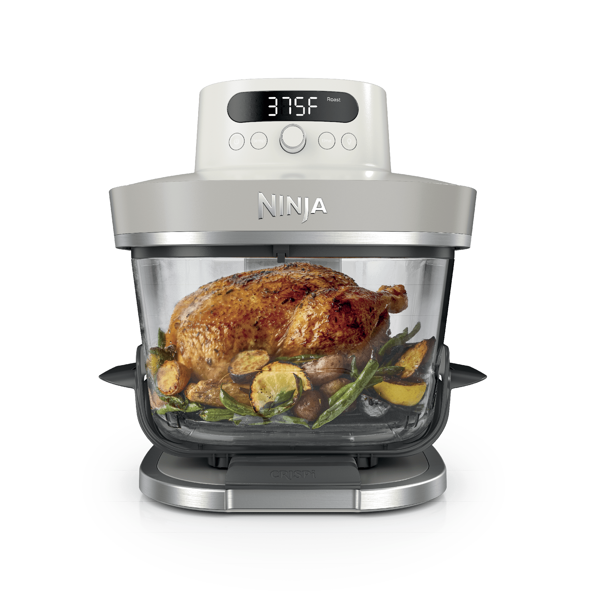 Ninja Crispi® Pro 6-in-1 Countertop Glass Air Fryer, Bone