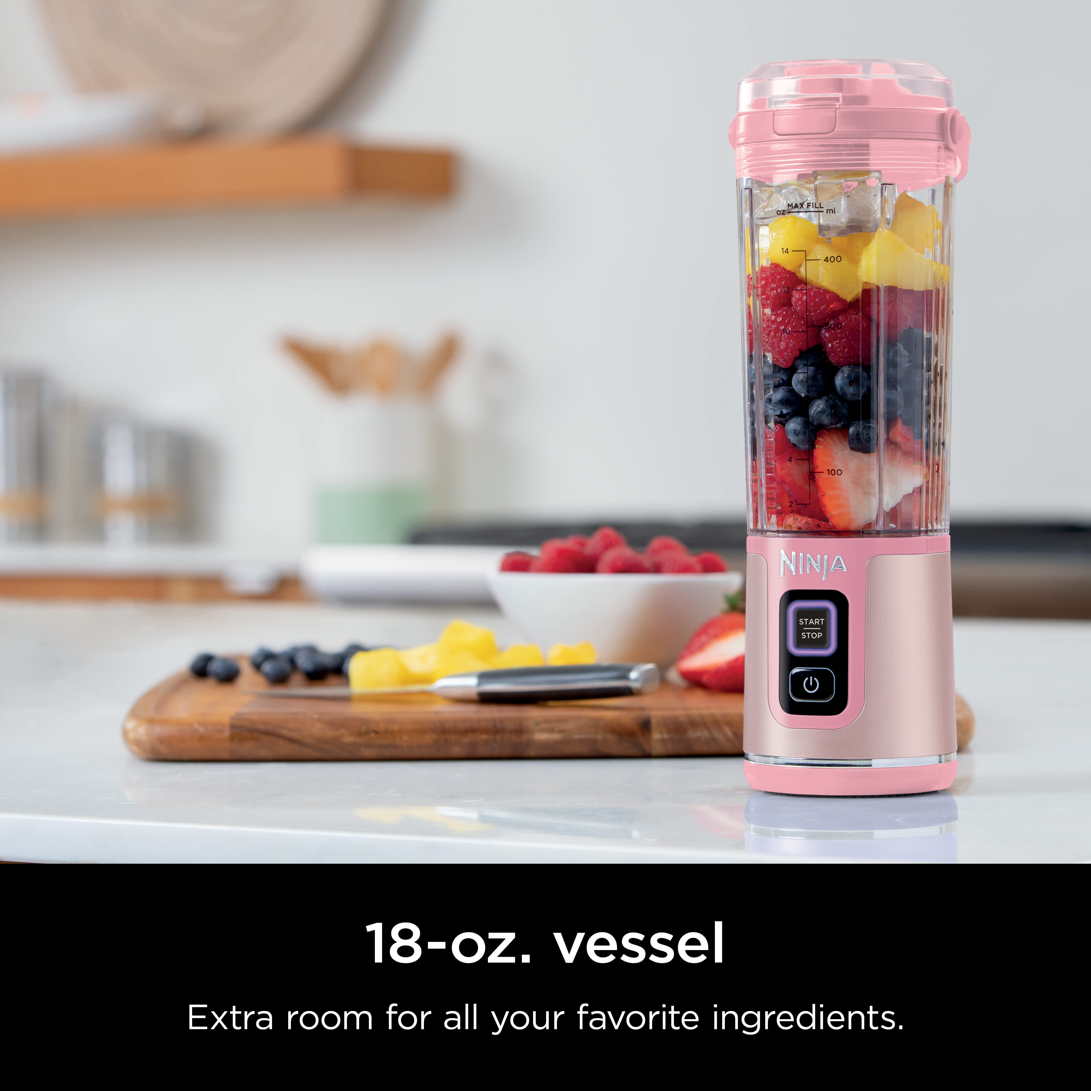 Ninja Blast™ Portable Blender Tinted Pink | SharkNinja