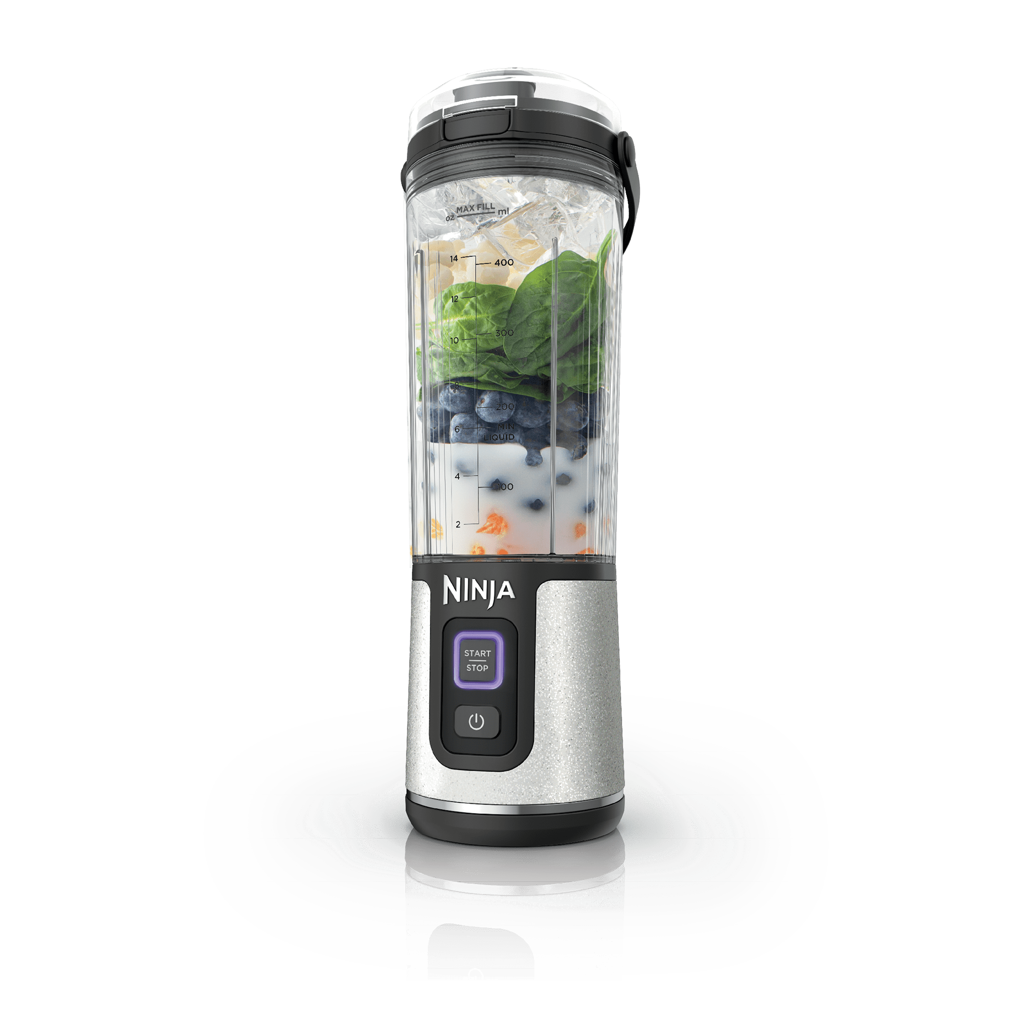 Ninja Blast™ Portable Blender in White Glitter | SharkNinja