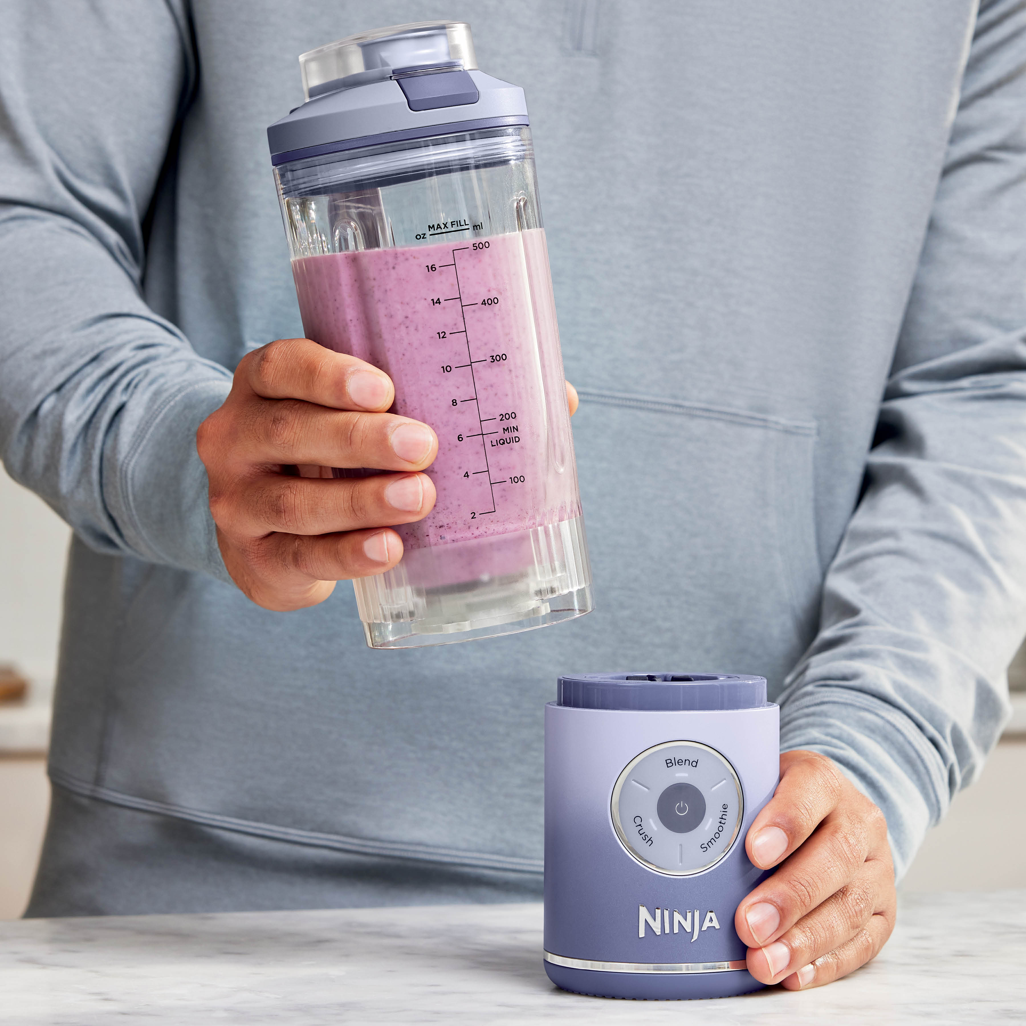 Ninja Blast™ Max Cordless Portable Blender Lavender, 22 oz