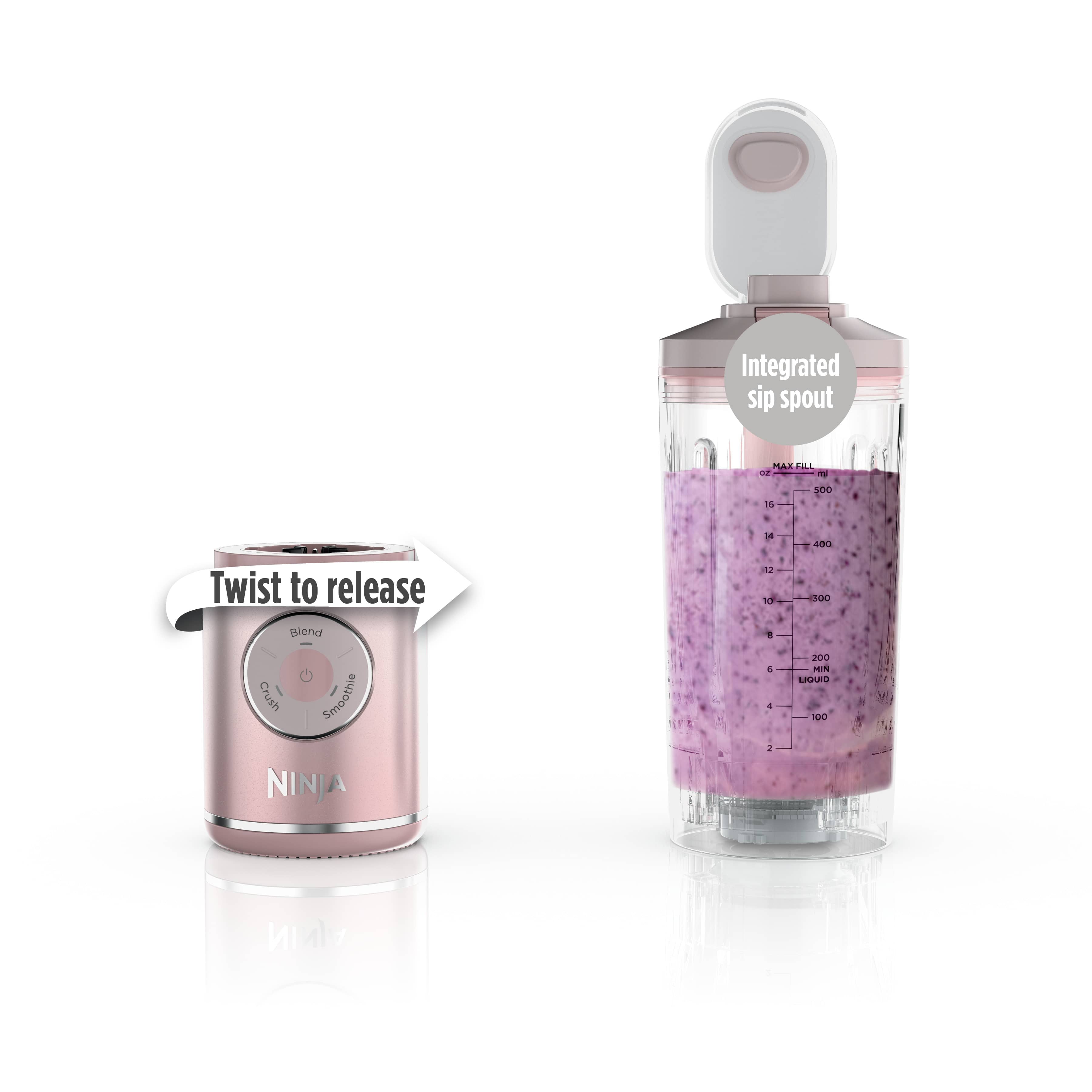 【新品未使用品】Ninja Blast Max ピンク 650ml Ninja Blast™ Max Cordless Portable Blender Dusty Pink