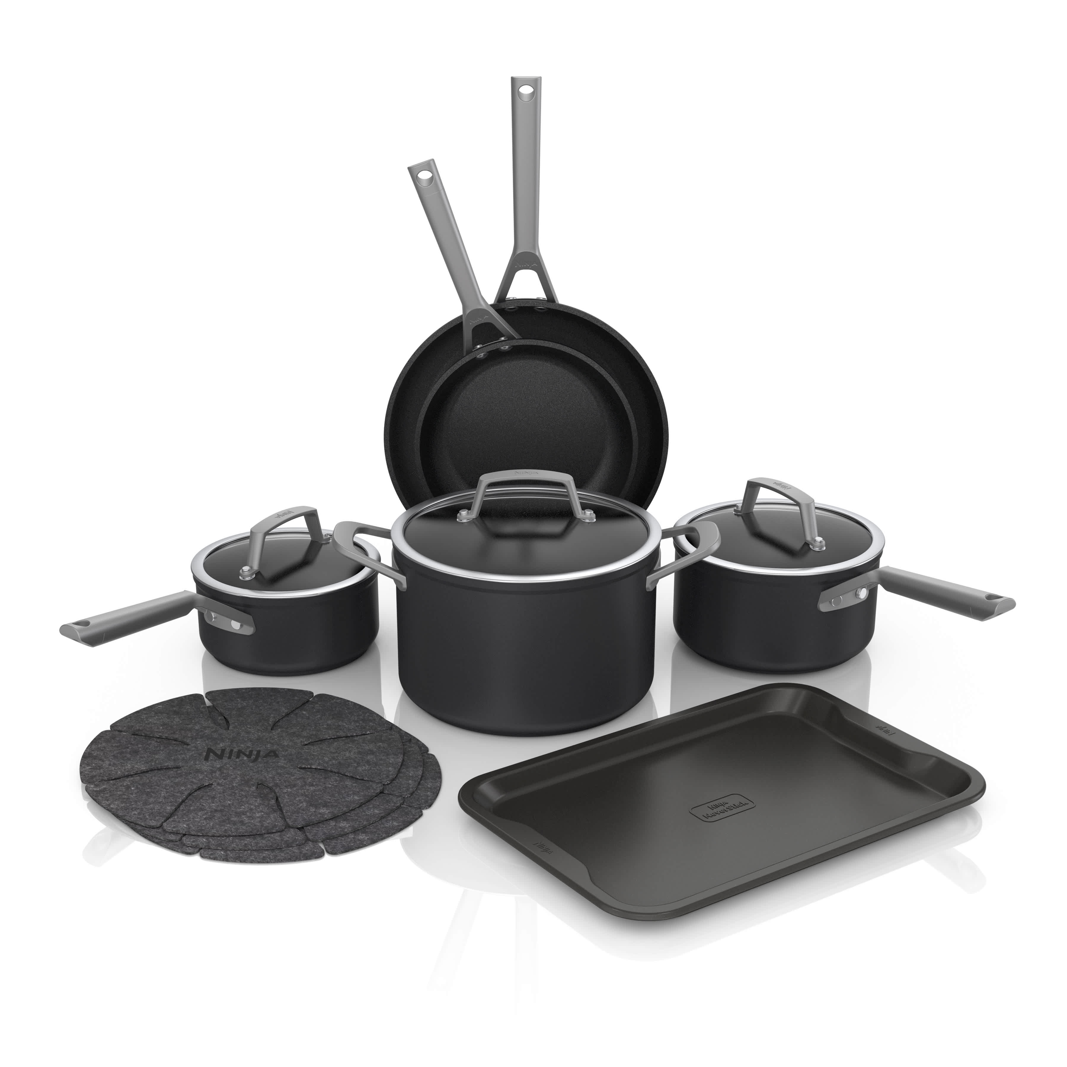 ノベルティセット 6type＋12type Ninja NeverStick Professional Hard-Anodized 12-Piece Cookware Set