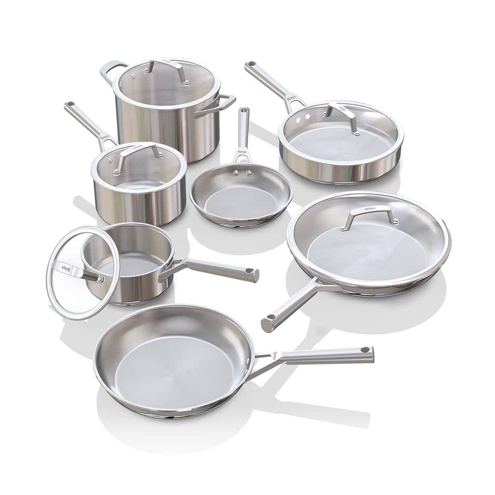 Ninja EverClad™ Commercial-Grade Stainless Steel Cookware 12-Piece