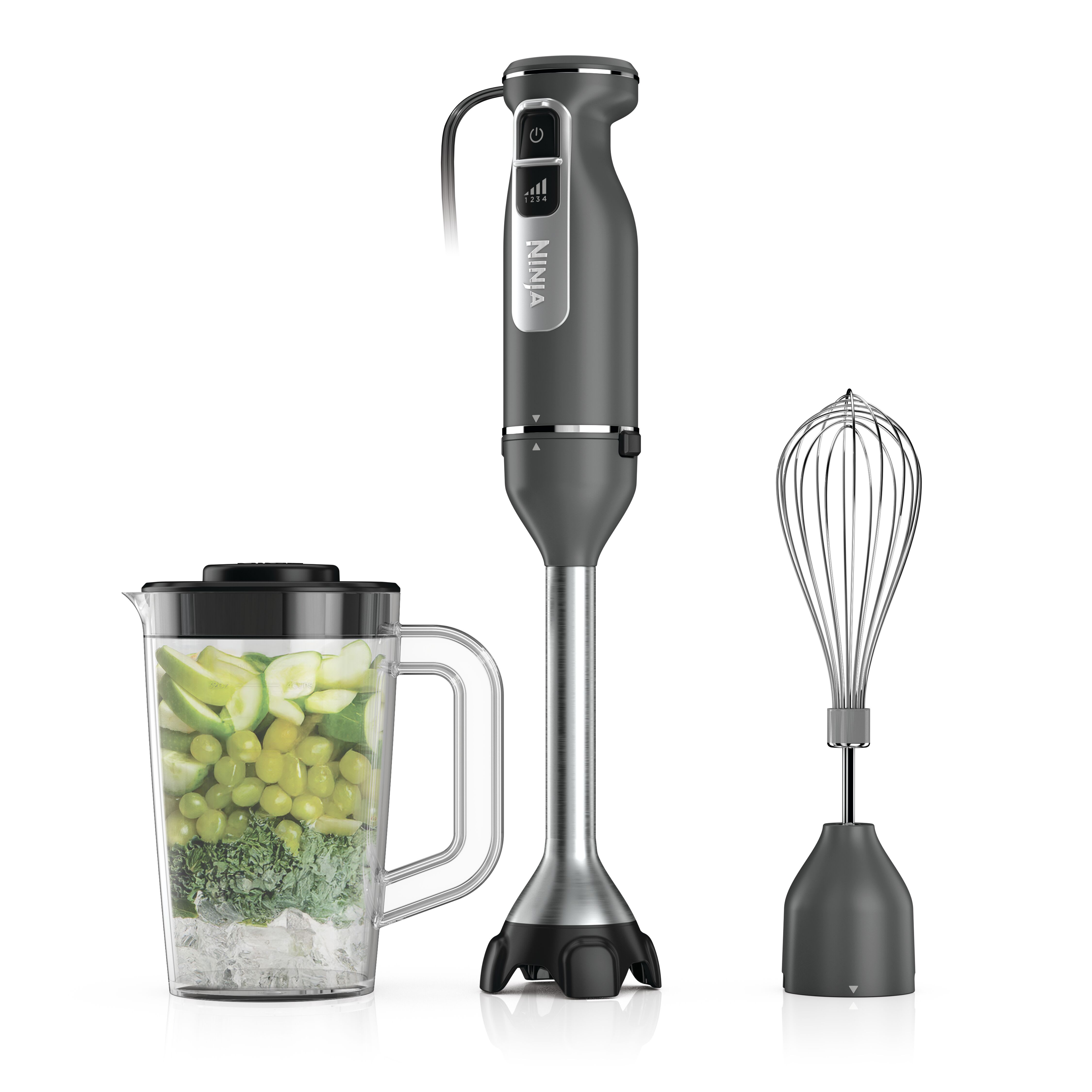Ninja Power Immersion Blender with Whisk in Dark Gray | SharkNinja