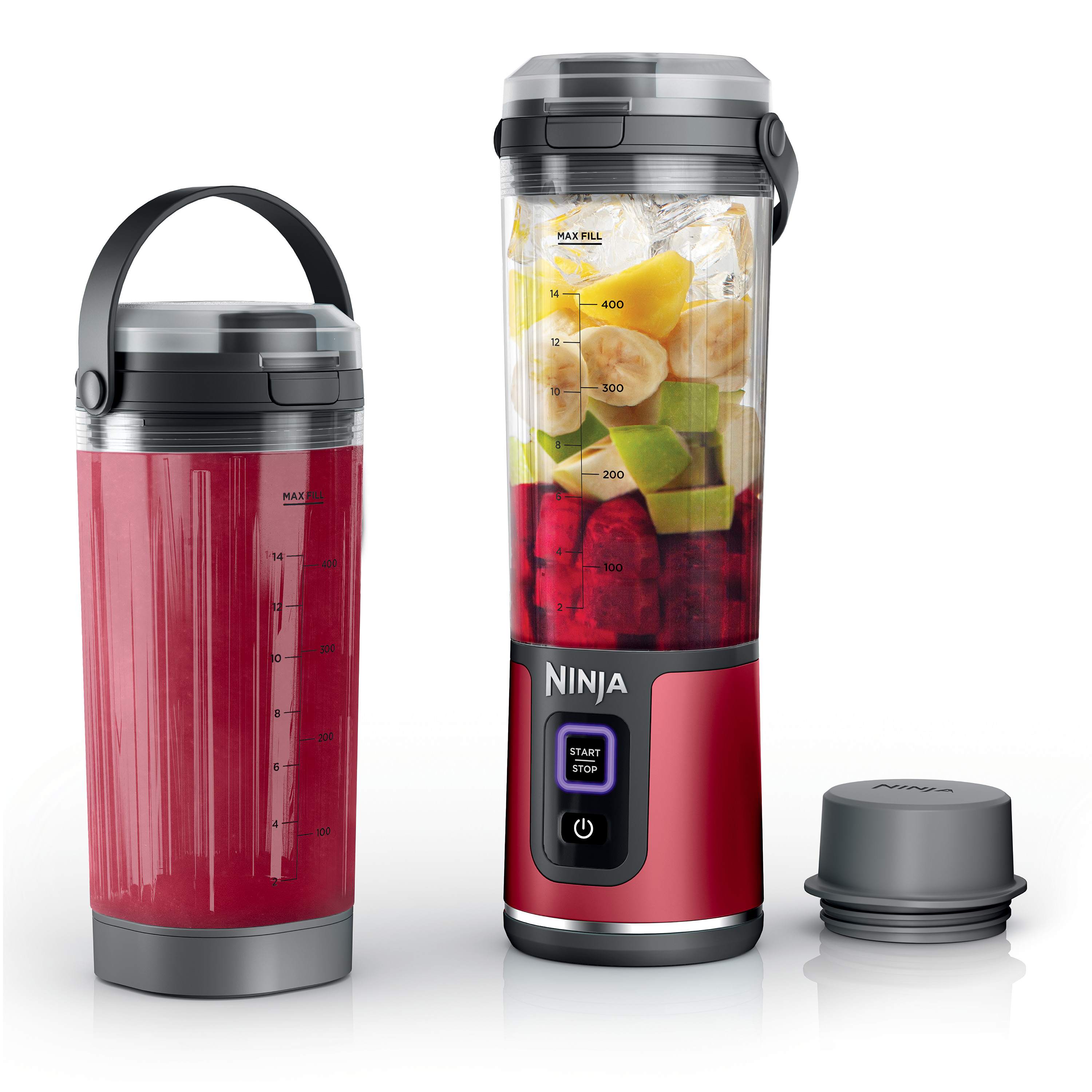 Ninja BLAST 2つのボトル付き Portable Blender Ninja Blast 18oz. Two LIDS AND VESSELS