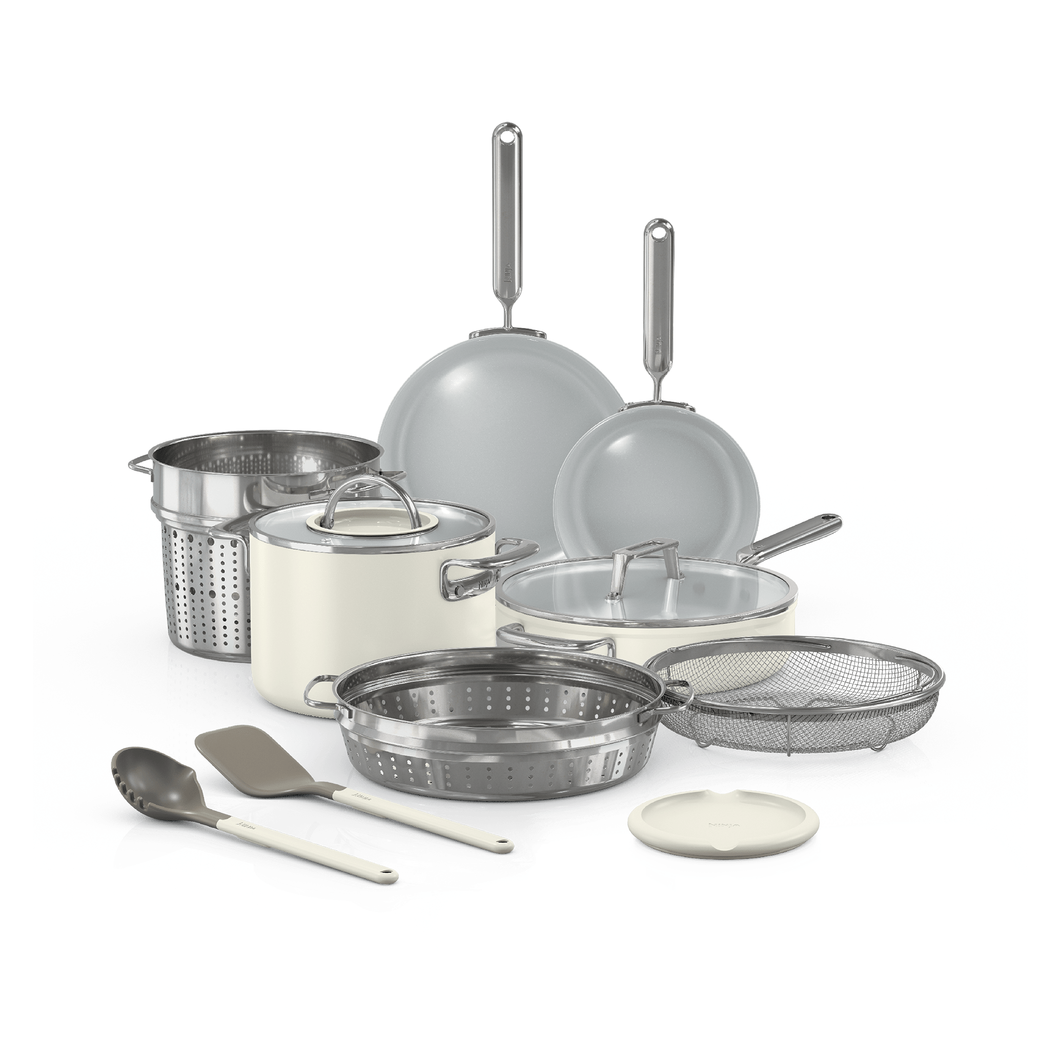 Ninja NeverQuit™ 12-Piece Ceramic Cookware Set, Nautical Navy
