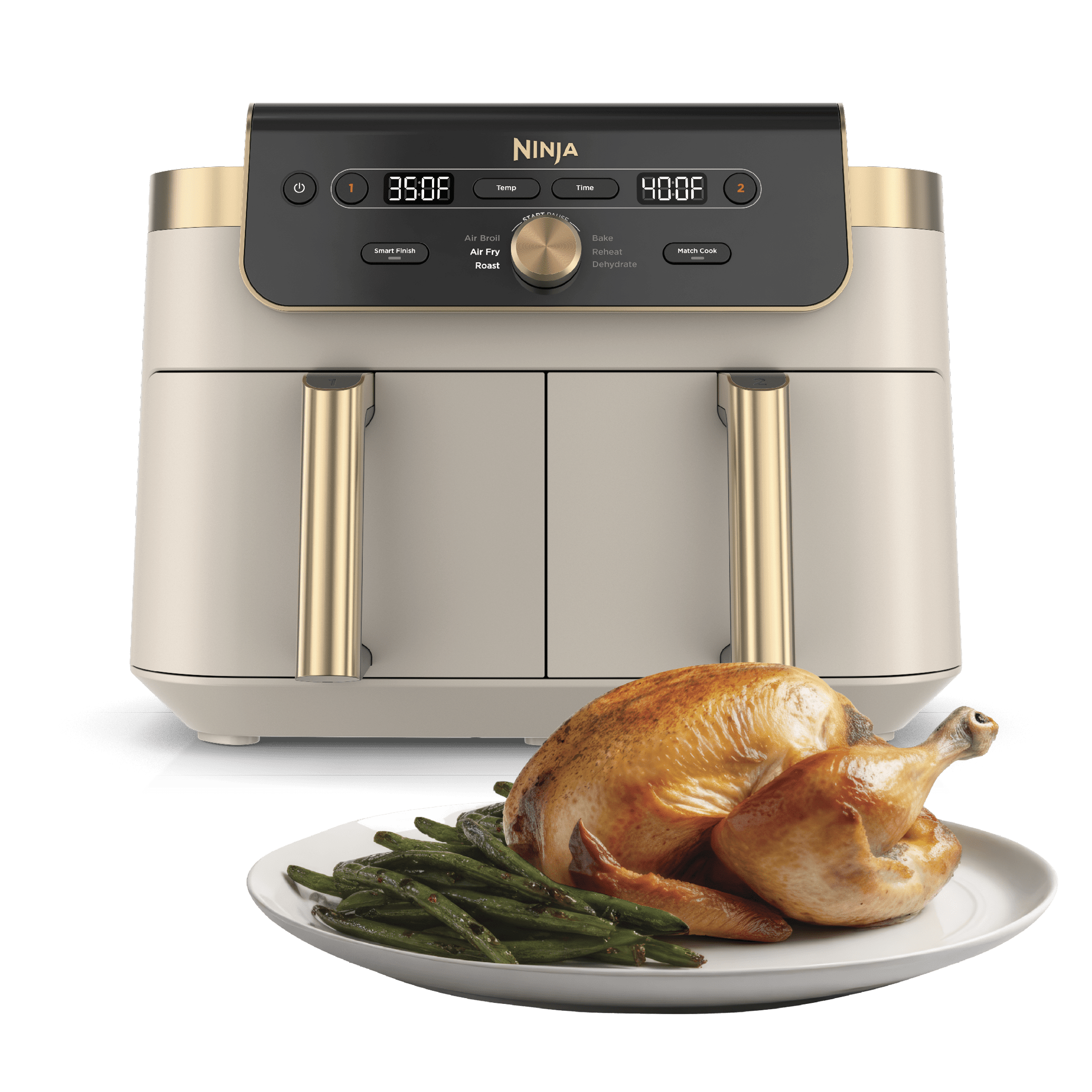 Ninja DualZone™ 10-QT Dual Basket Air Fryer in Stone