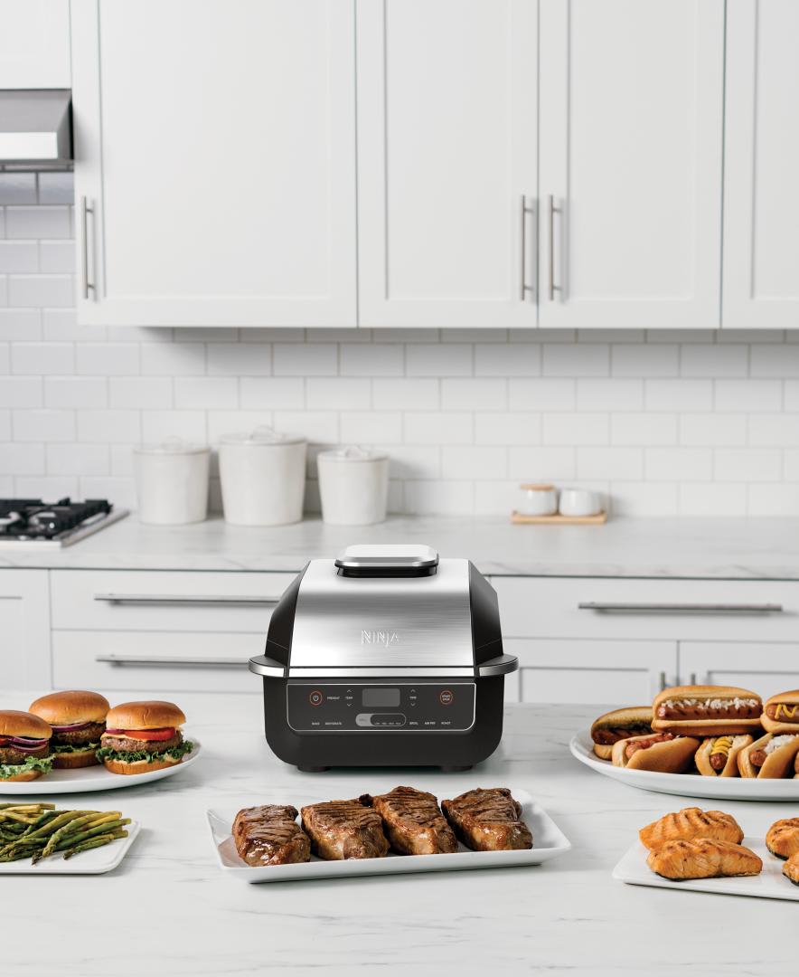 【アメリカモデル】ニンジャ Ninja グリル ６役 Ninja® Foodi® 6-in-1 Indoor Grill & 4-Quart Air Fryer Indoor