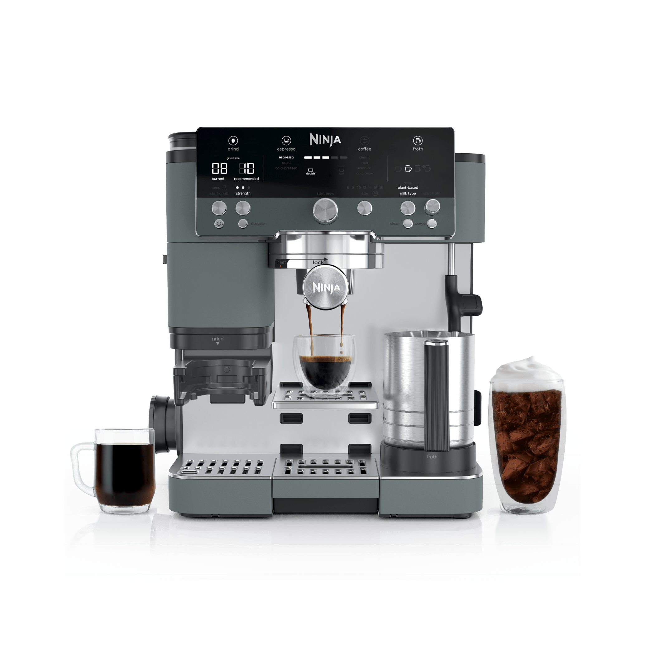 Ninja Luxe™ Café Premier Espresso Machine in Green