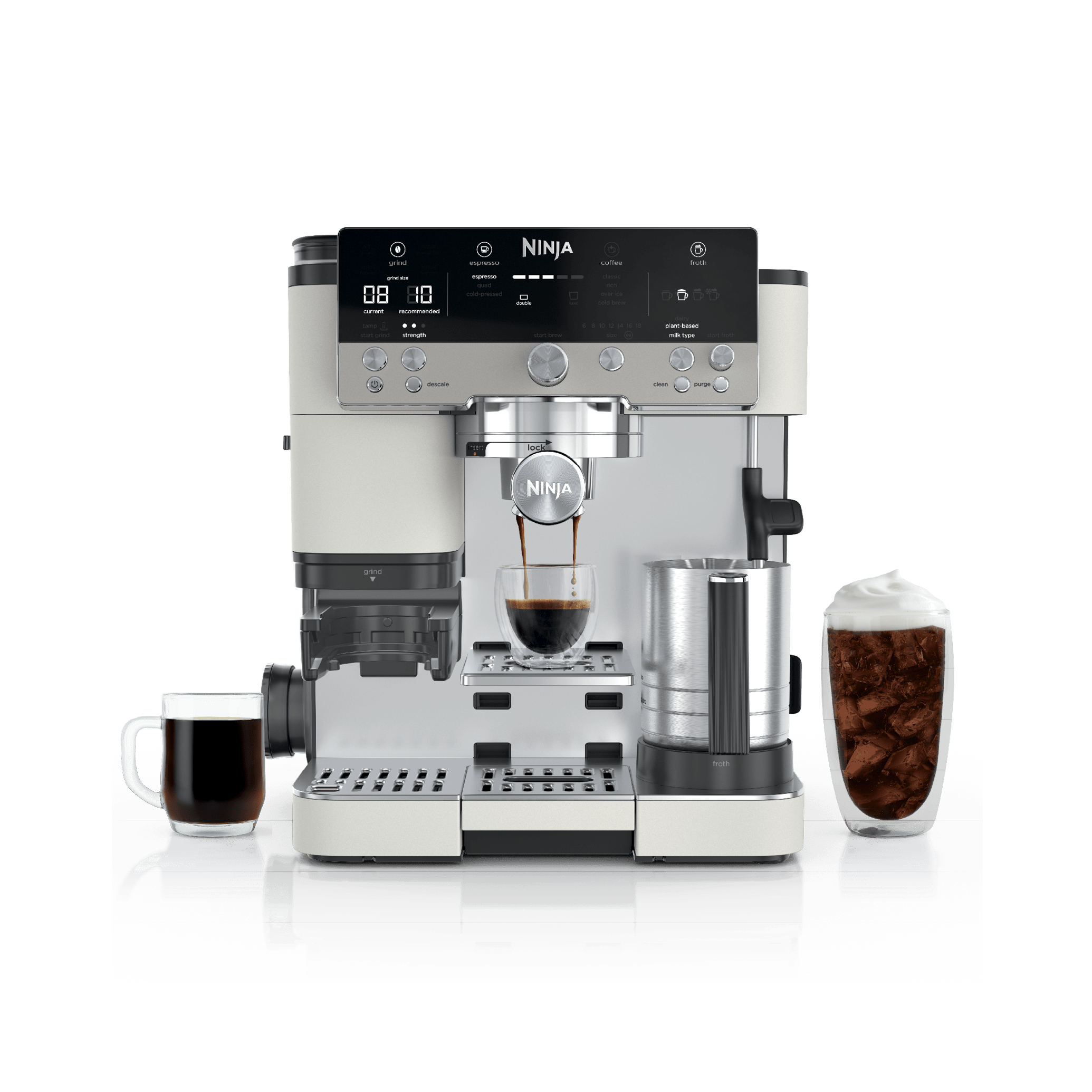 Ninja Luxe™ Café Premier Espresso Machine White | SharkNinja