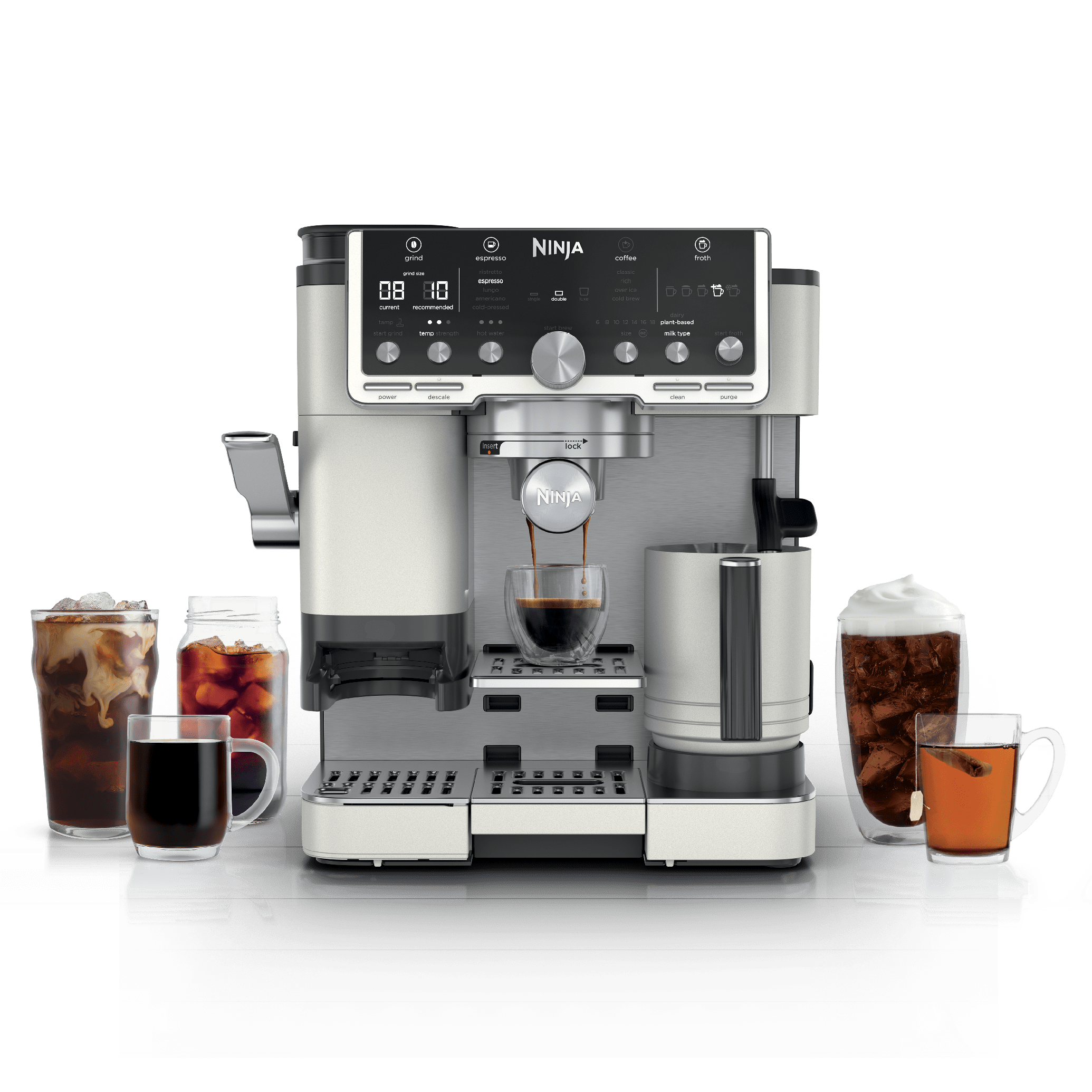 Ninja Luxe™ Café Pro Espresso Machine in Oat Milk