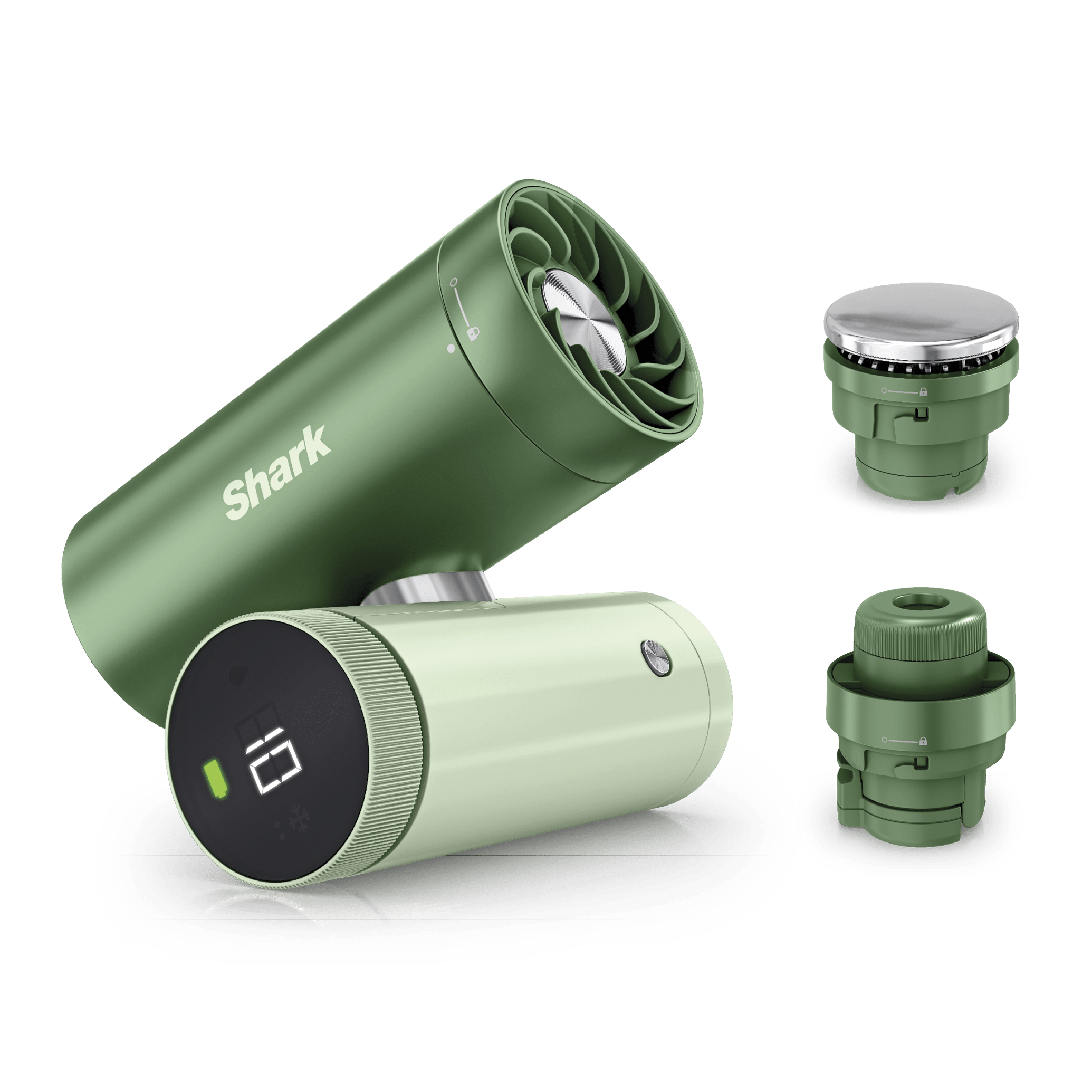 ChillPill™ 3-in-1 Green Portable Fan | Misting and Cooling