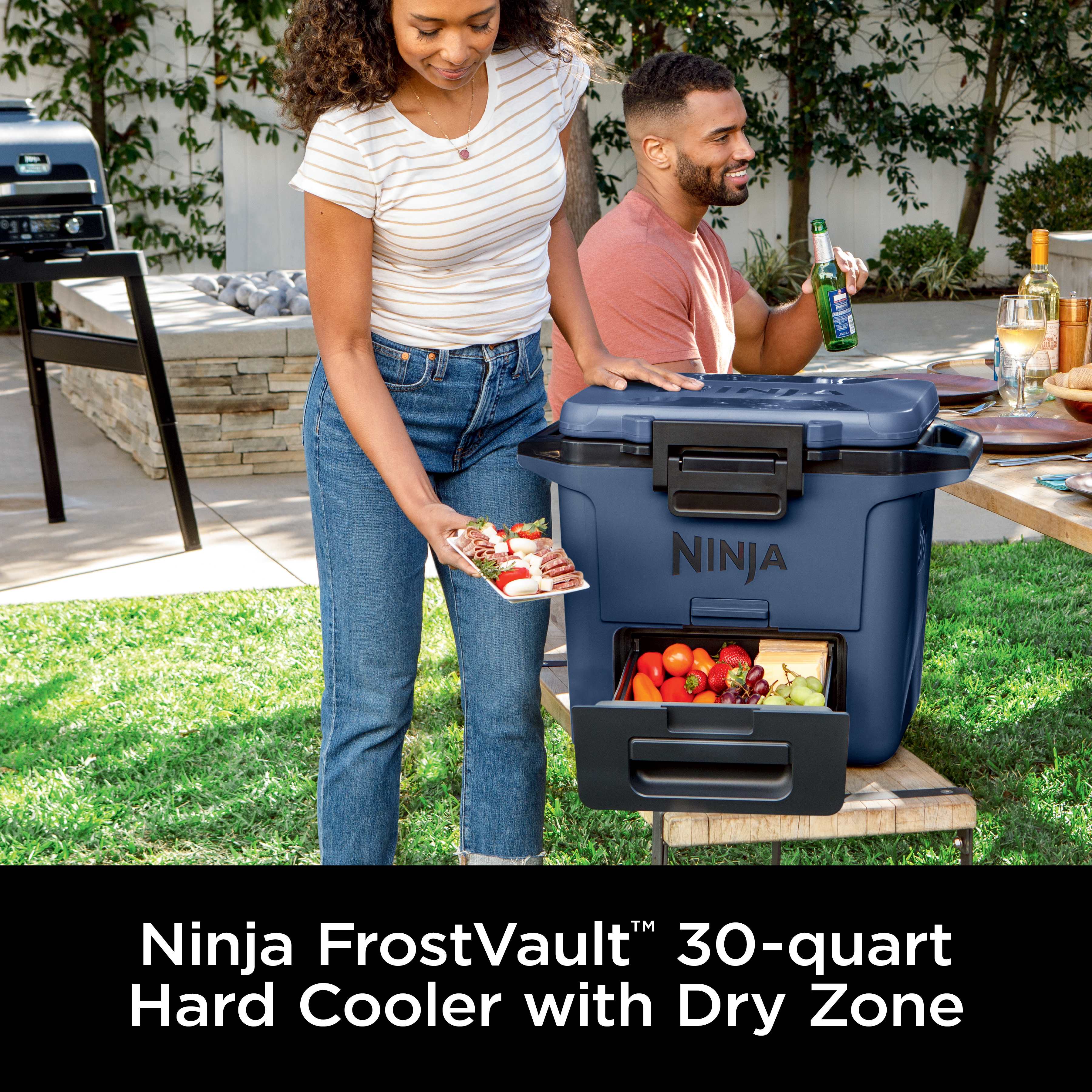 Ninja FrostVault™ 30qt Hard Cooler with Cold Dry Zone, Lakeshore