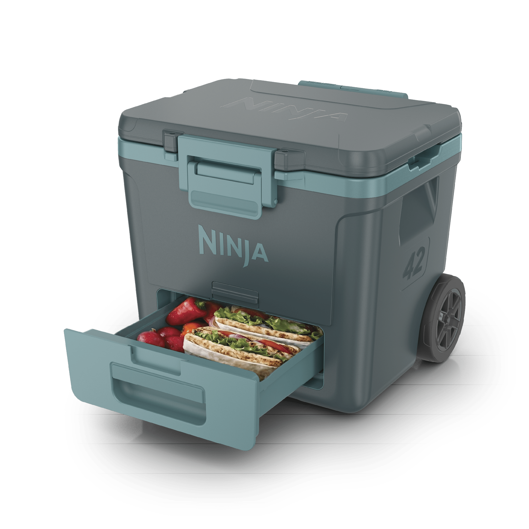 Ninja FrostVault™ 42qt Cooler with Wheels in Waterside Wind Down