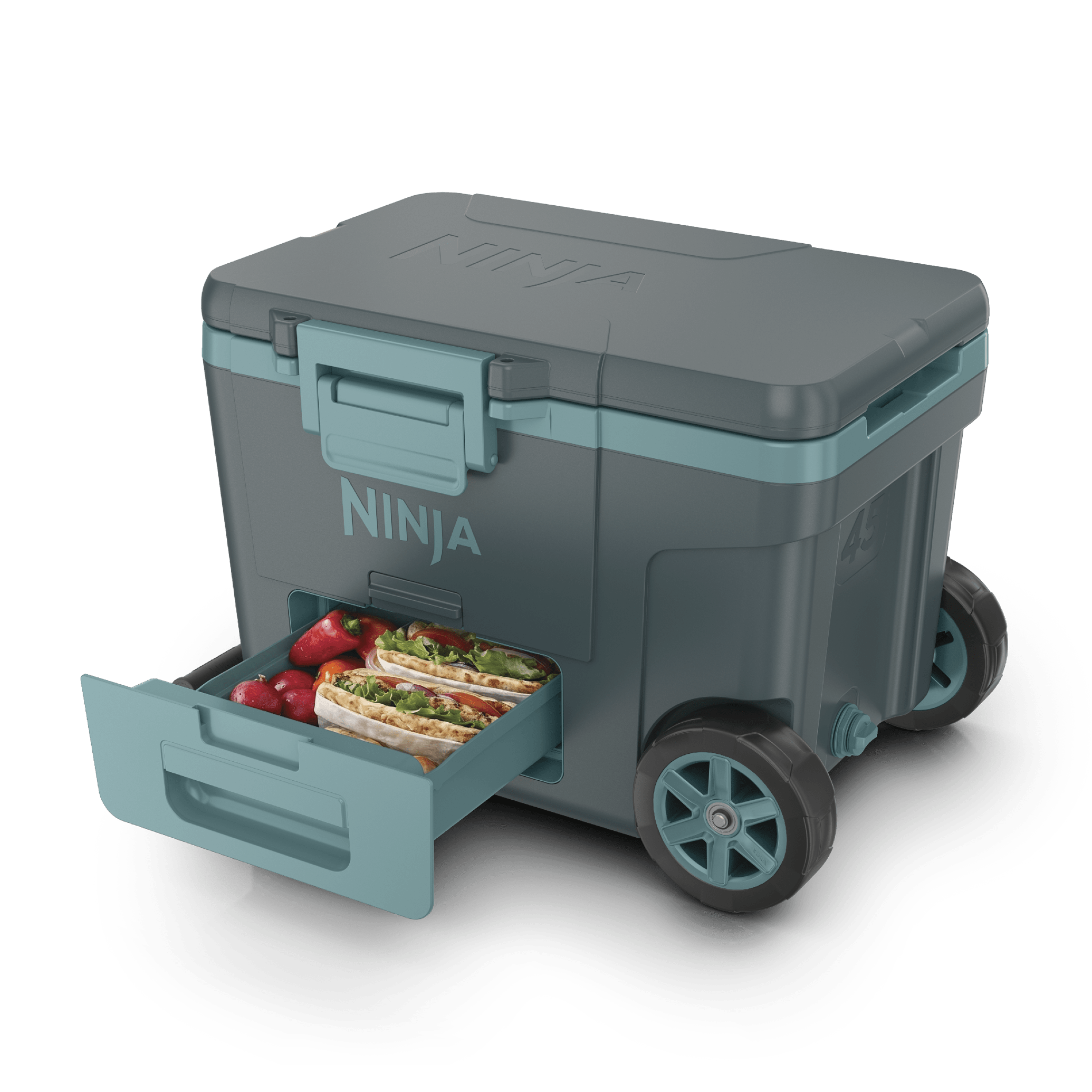 Ninja FrostVault™ 45qt Cooler with Wheels in Waterside Wind Down