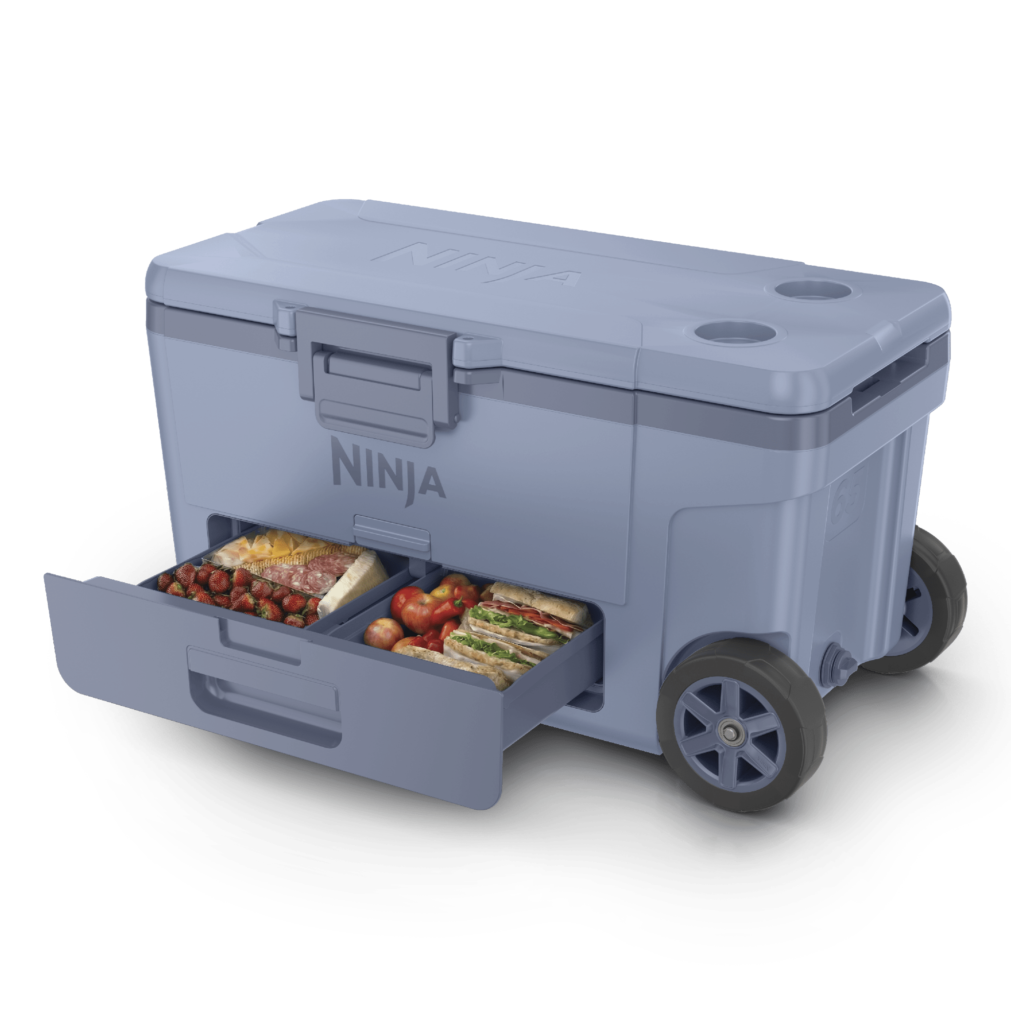 Ninja FrostVault™ 65qt Cooler with Wheels in Blue Sky Bliss
