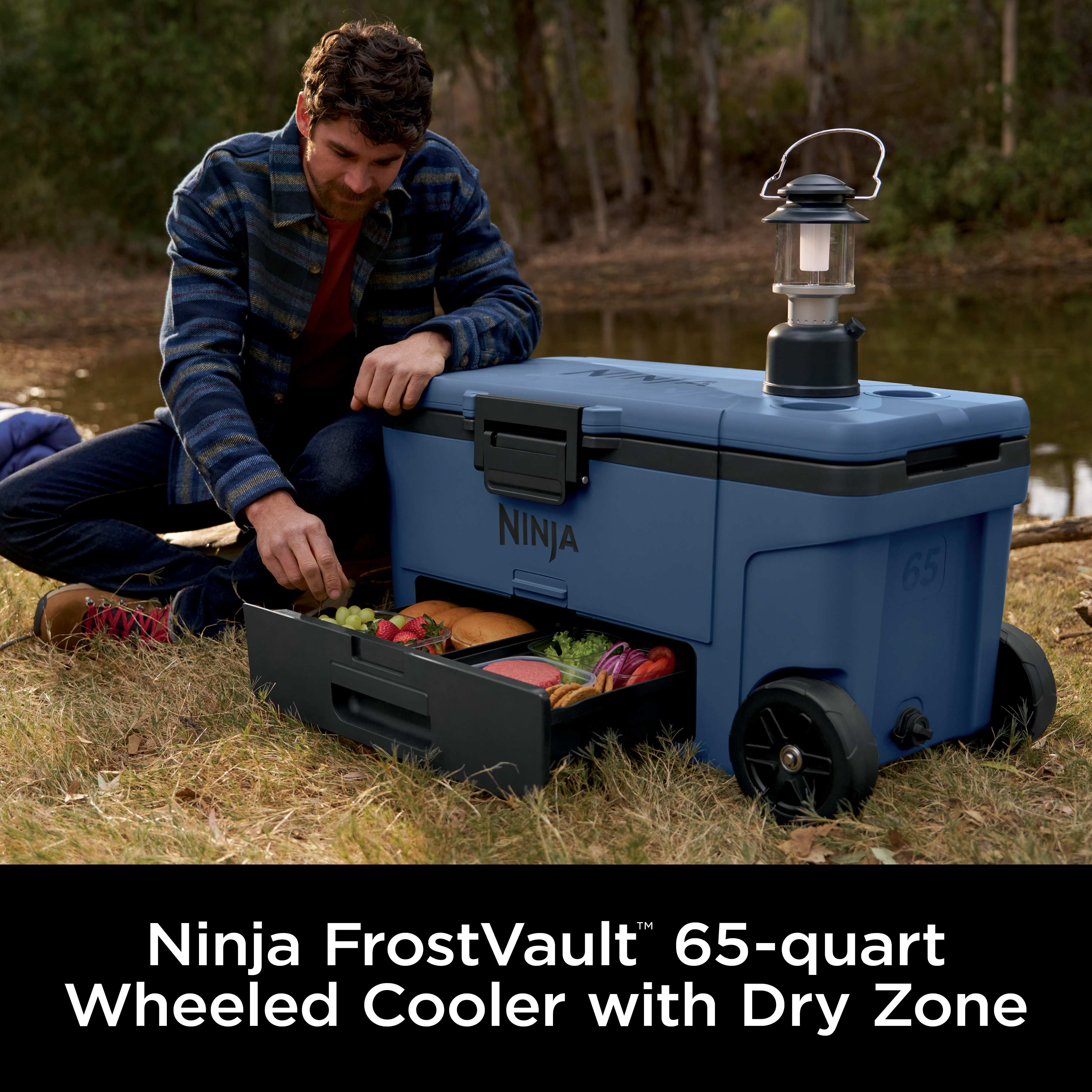 Ninja FrostVault™ 65qt Wheeled Cooler with Dry Zone