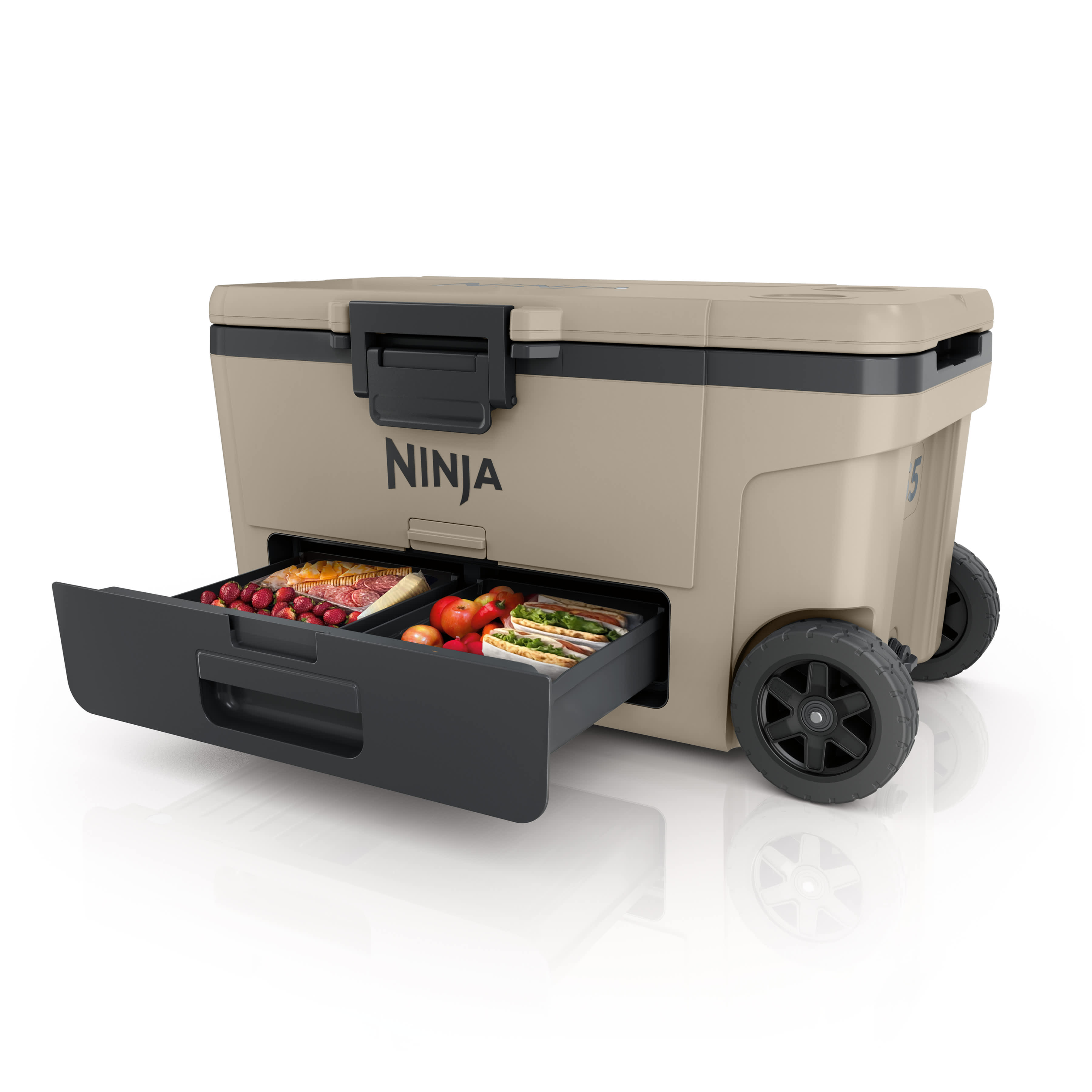 Ninja FrostVault™ 65qt Wheeled Cooler with Dry Zone (Birch Beige
