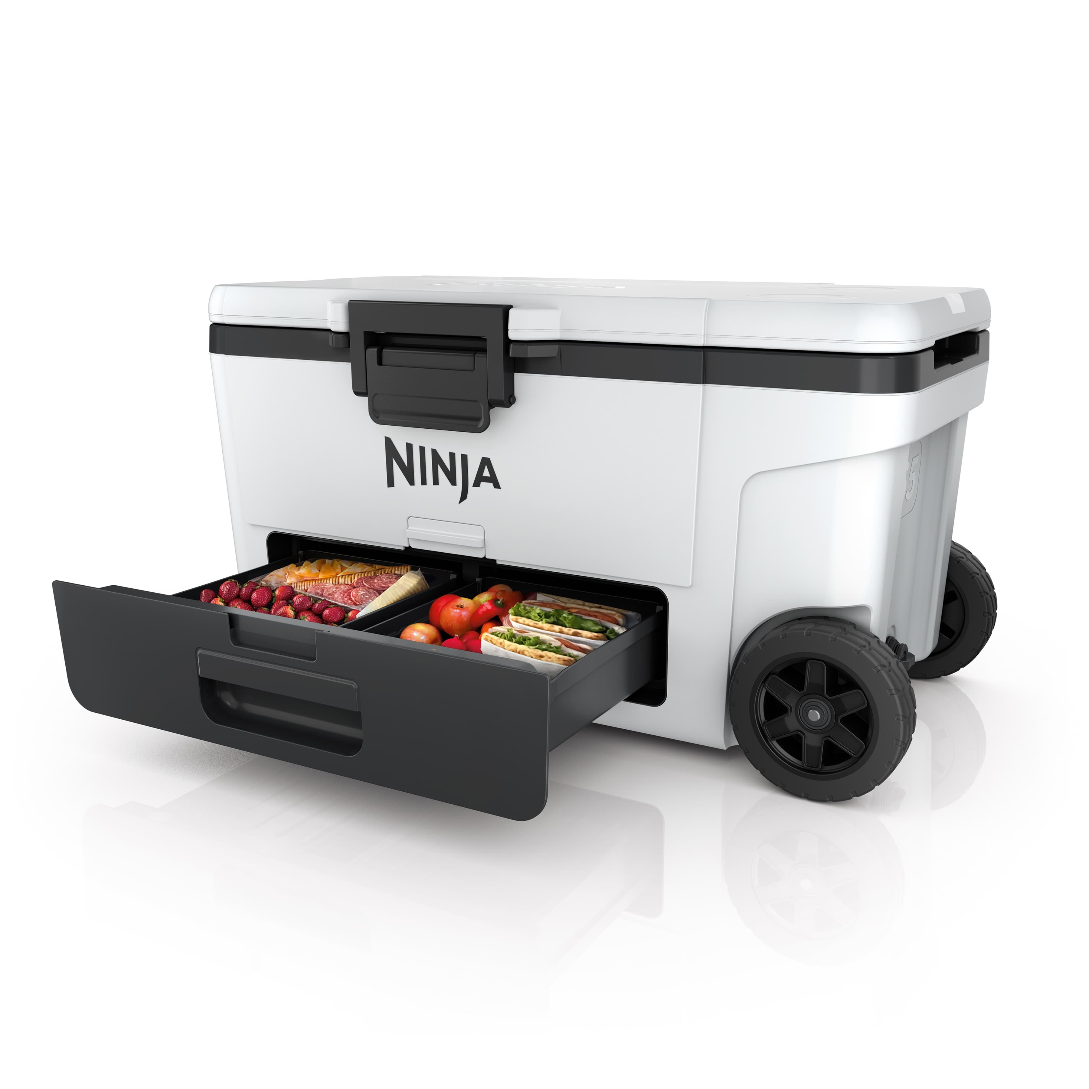 Ninja FrostVault™ 65qt Cooler with Wheels in Cloud White | SharkNinja