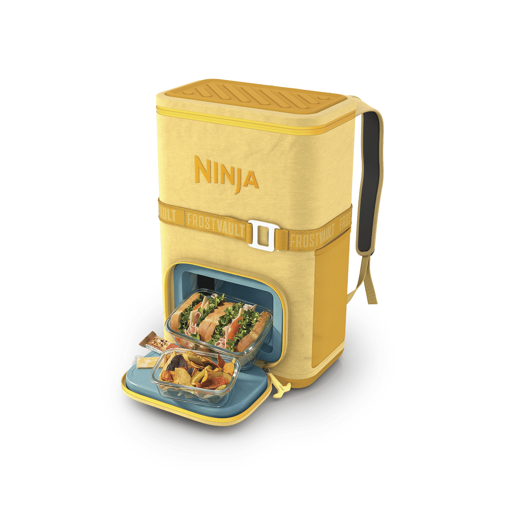 Ninja FrostVault™ 24 Can Backpack Cooler in Yellow | SharkNinja