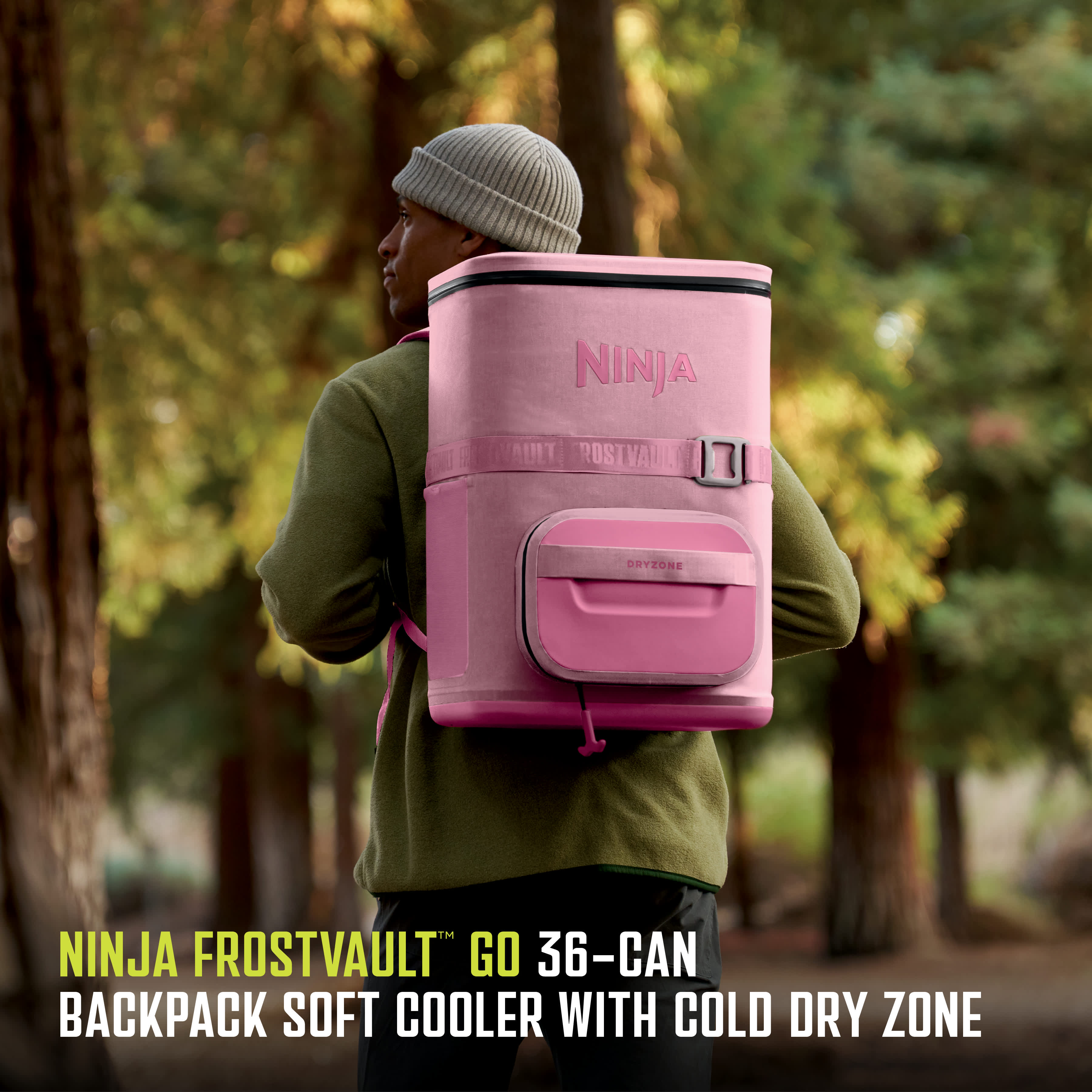 Ninja Outdoor FrostVault™ Go 36-Can Backpack Soft Cooler with Cold