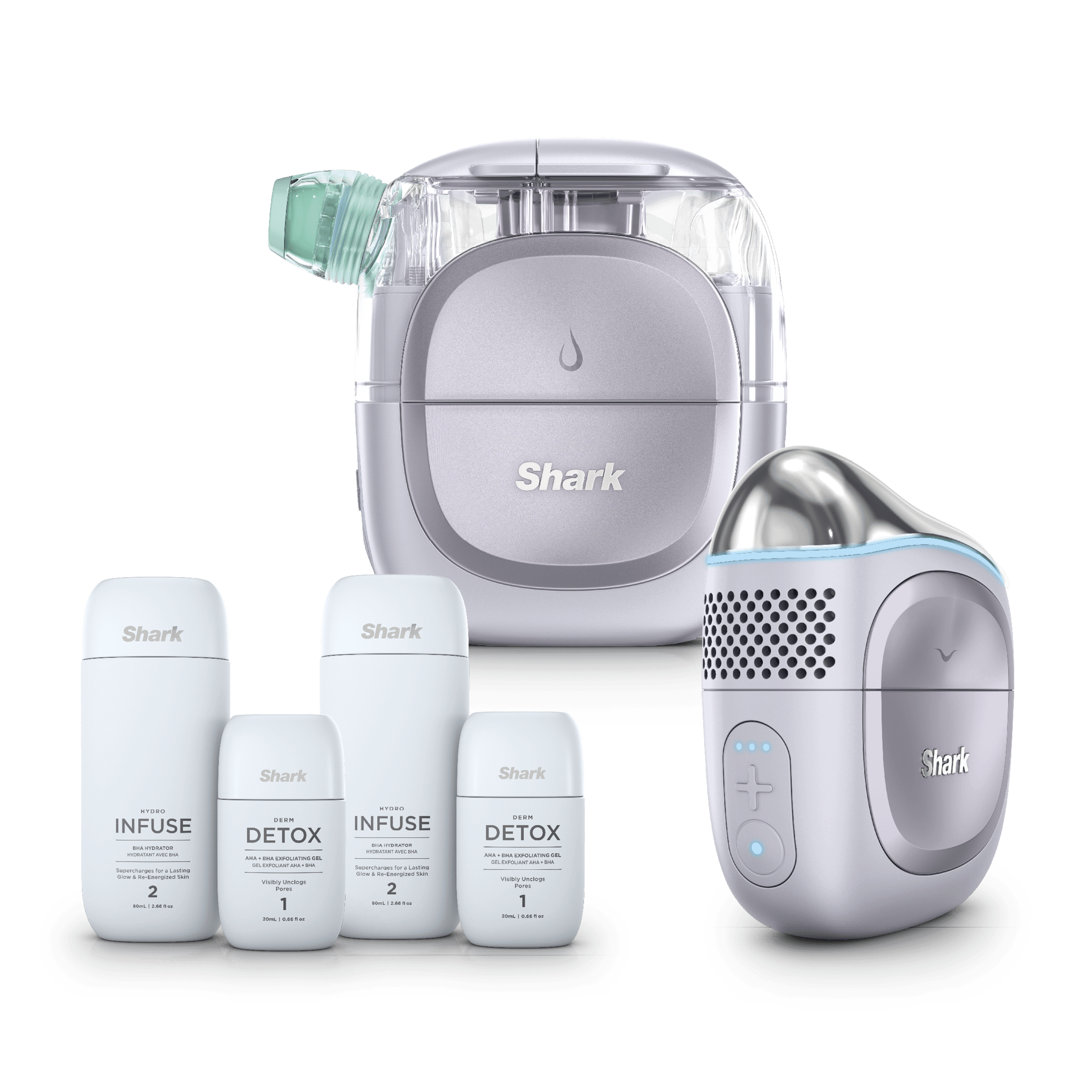 Shark FacialPro™ Glow & Depuffi™ Facial System Bundle in Lilac