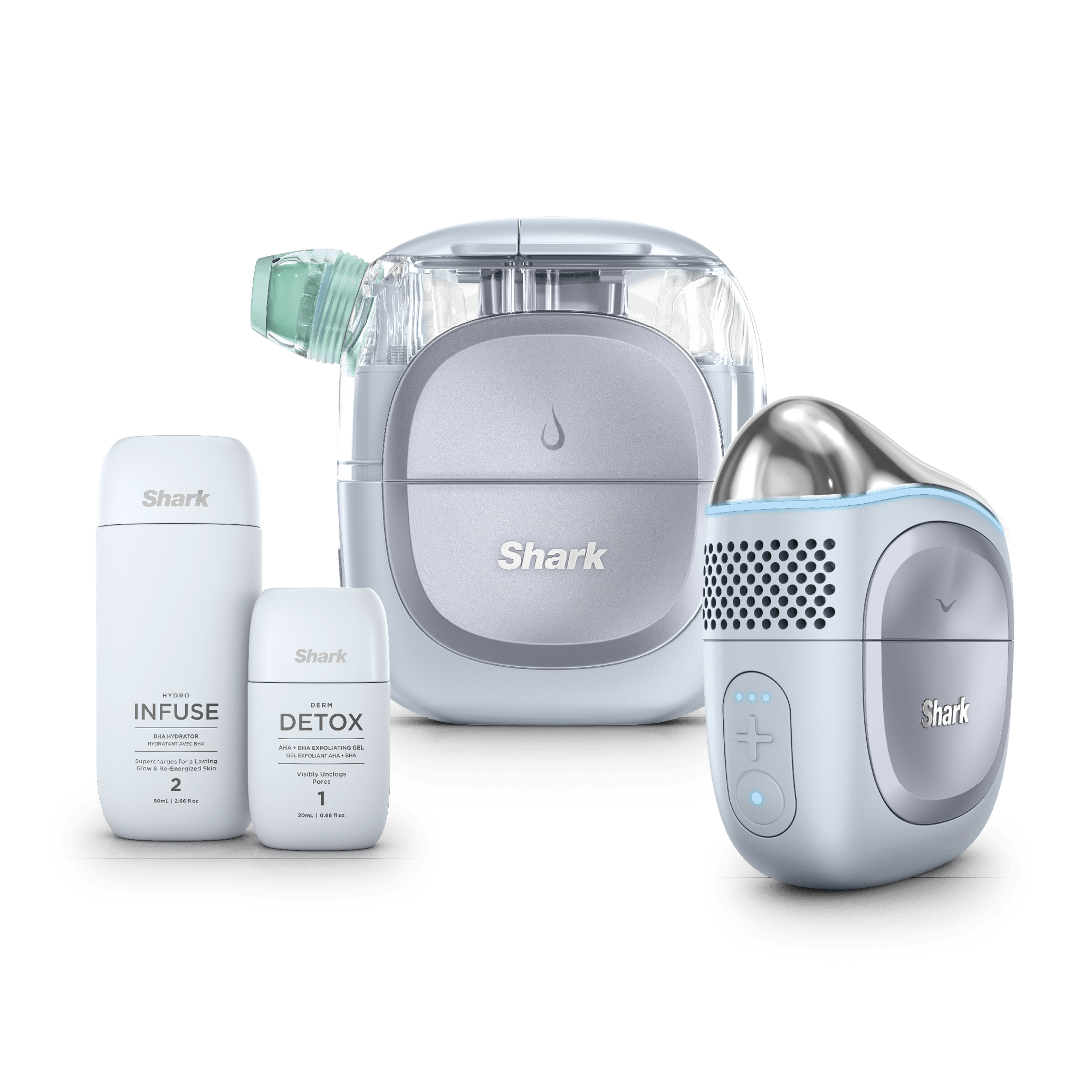 Shark™ FacialPro™ Glow At Home Hydro-Powered Facial System (Blue) | SharkNinja
