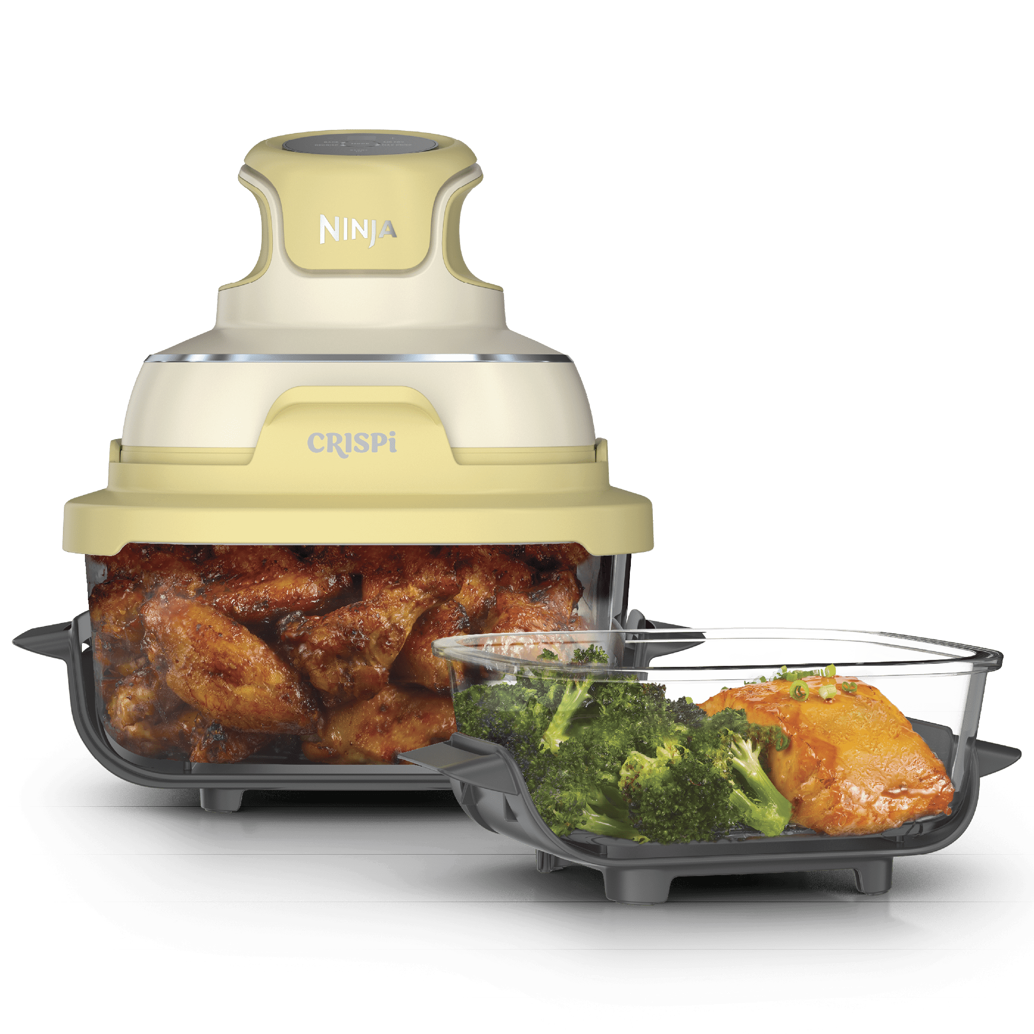Ninja Crispi Glass Air Fryer in Butter Yellow