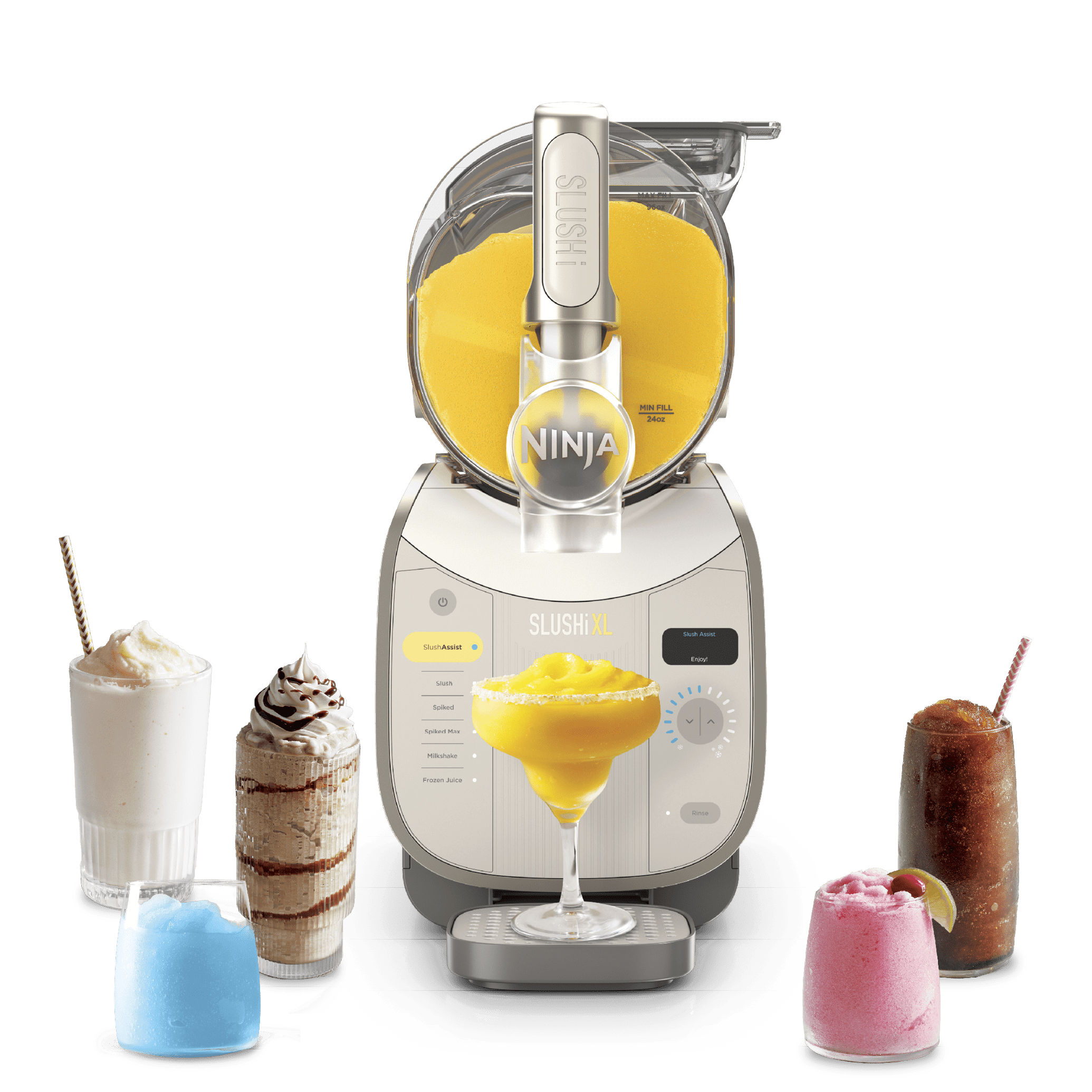 Ninja SLUSHi® XL Smart Frozen Drink Maker, 128 oz, Pink