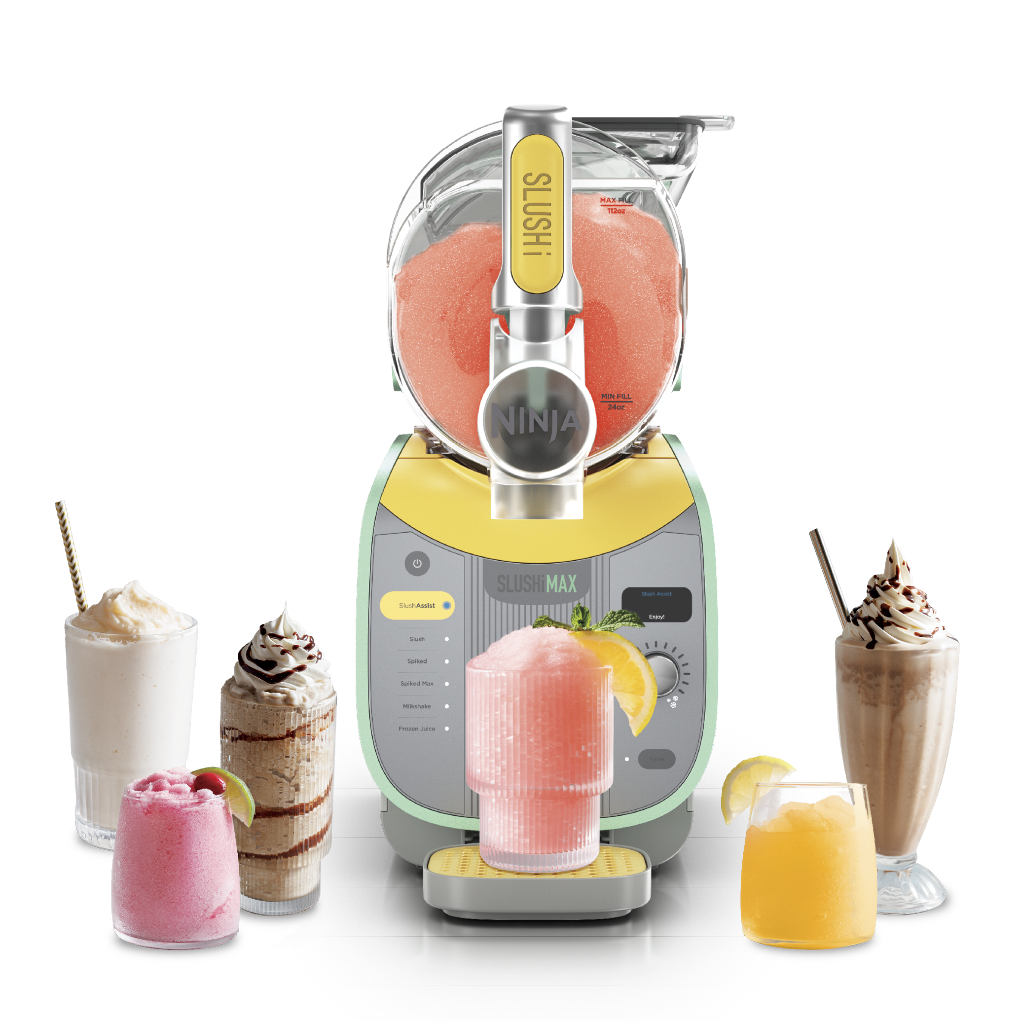 Ninja SLUSHi™ Max Smart Frozen Drink Maker 150 oz, Lemon & Mint | SharkNinja