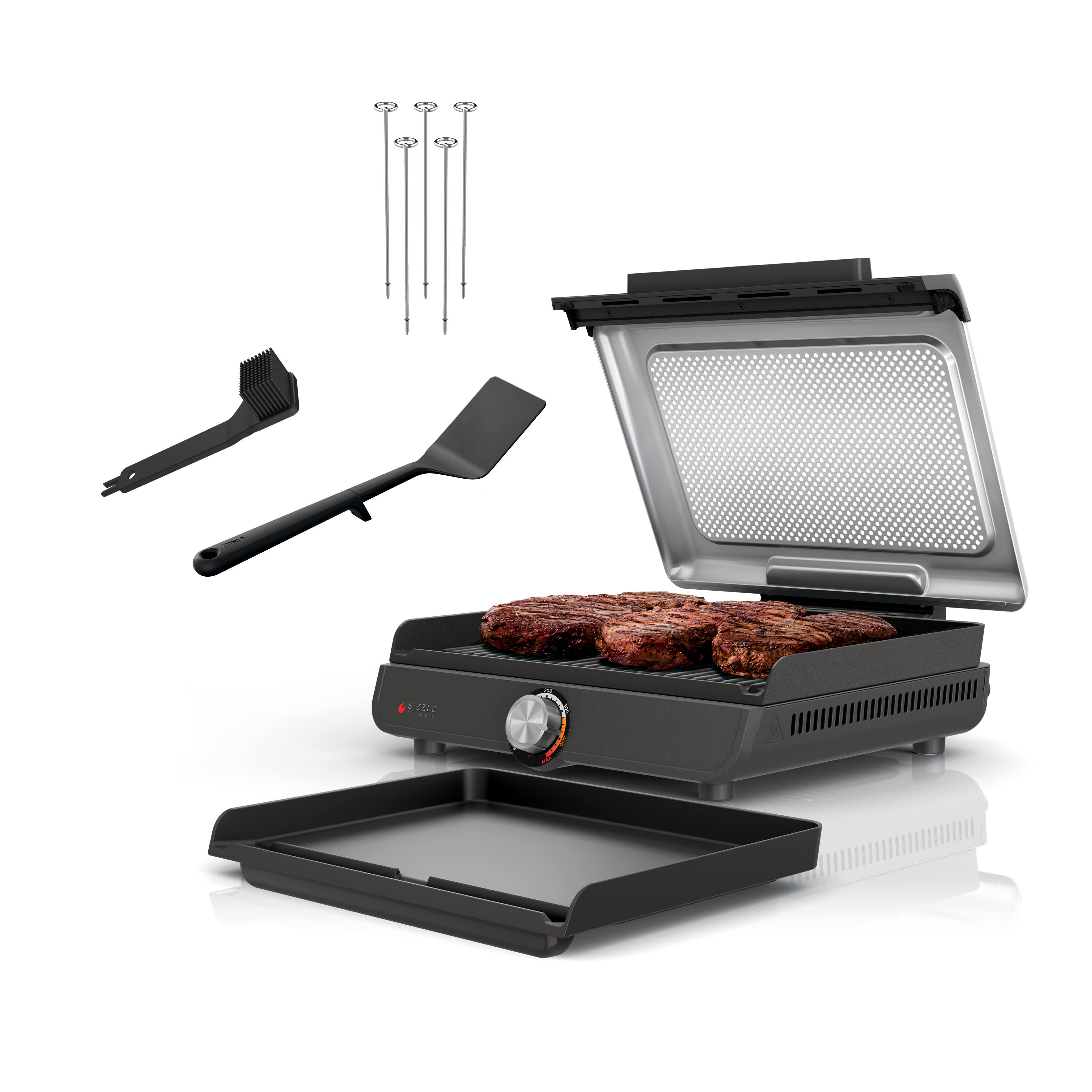 Ninja Sizzle™ Smokeless Indoor Grill and Griddle with