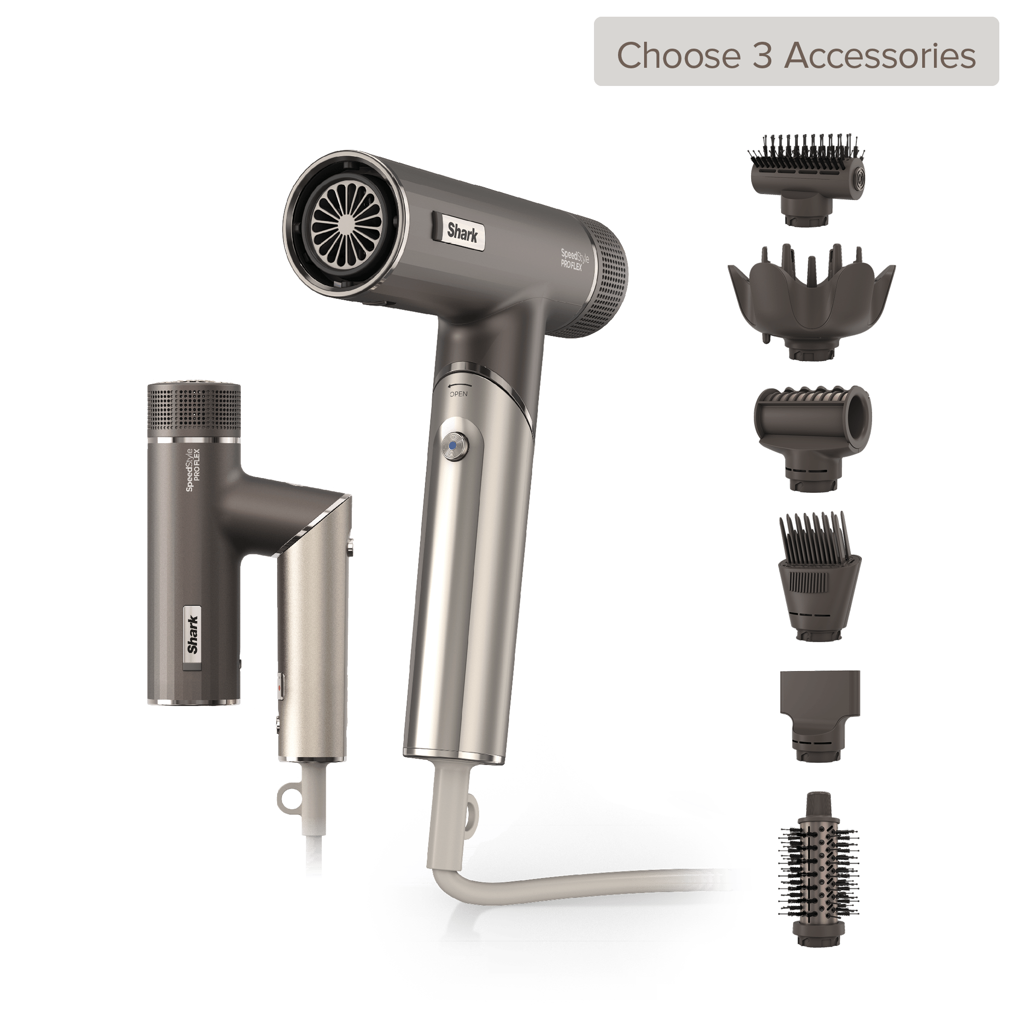 Build Your Own Shark SpeedStyle™ Pro Flex Hair Dryer in Mocha