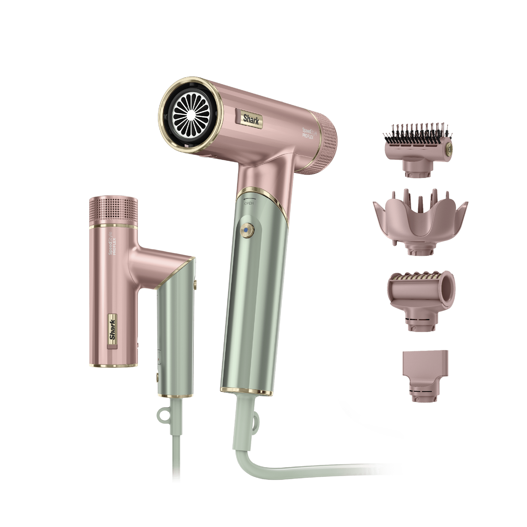 Shark SpeedStyle™ Hair Dryer ProFlex in Strawberry Matcha | SharkNinja
