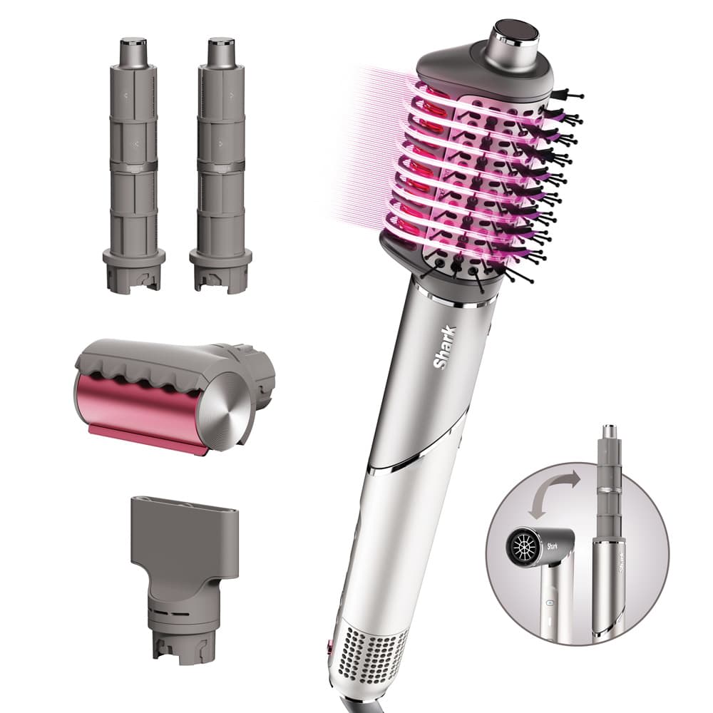 Shark® FlexFusion™ in Air Styler Brush Set (Metallic Mist