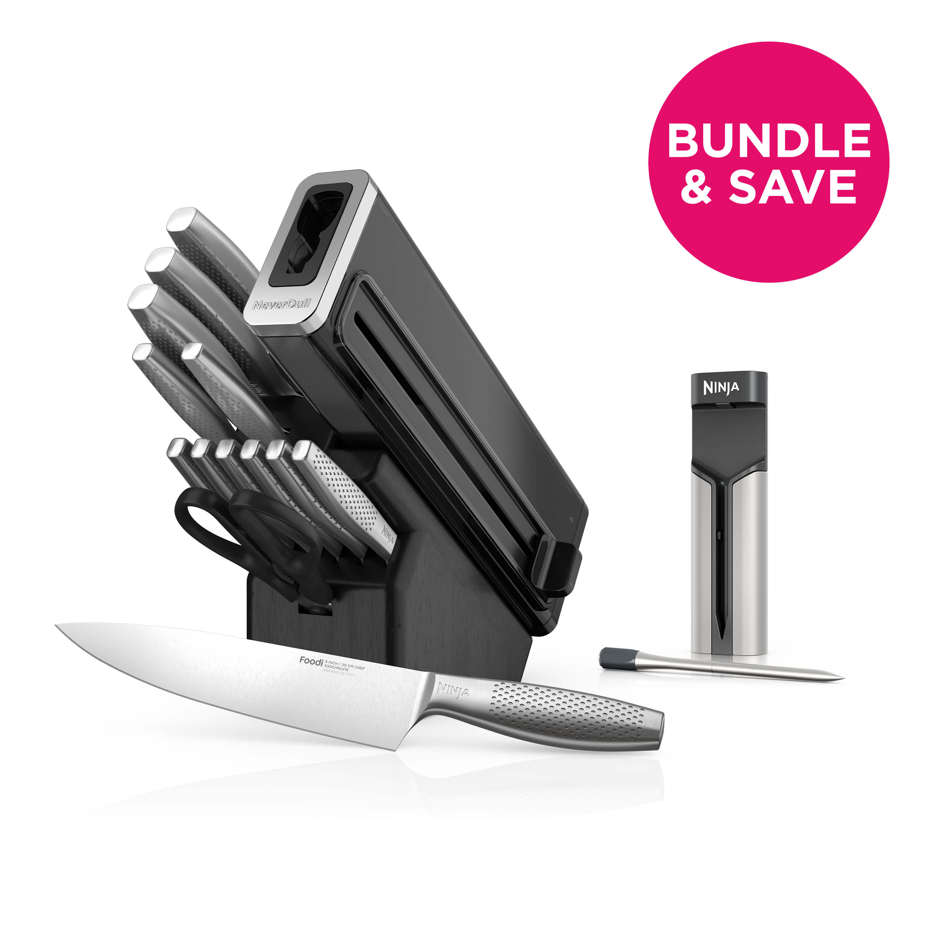 Ninja NeverDull™ Premium 14-Piece Stainless Knife System with