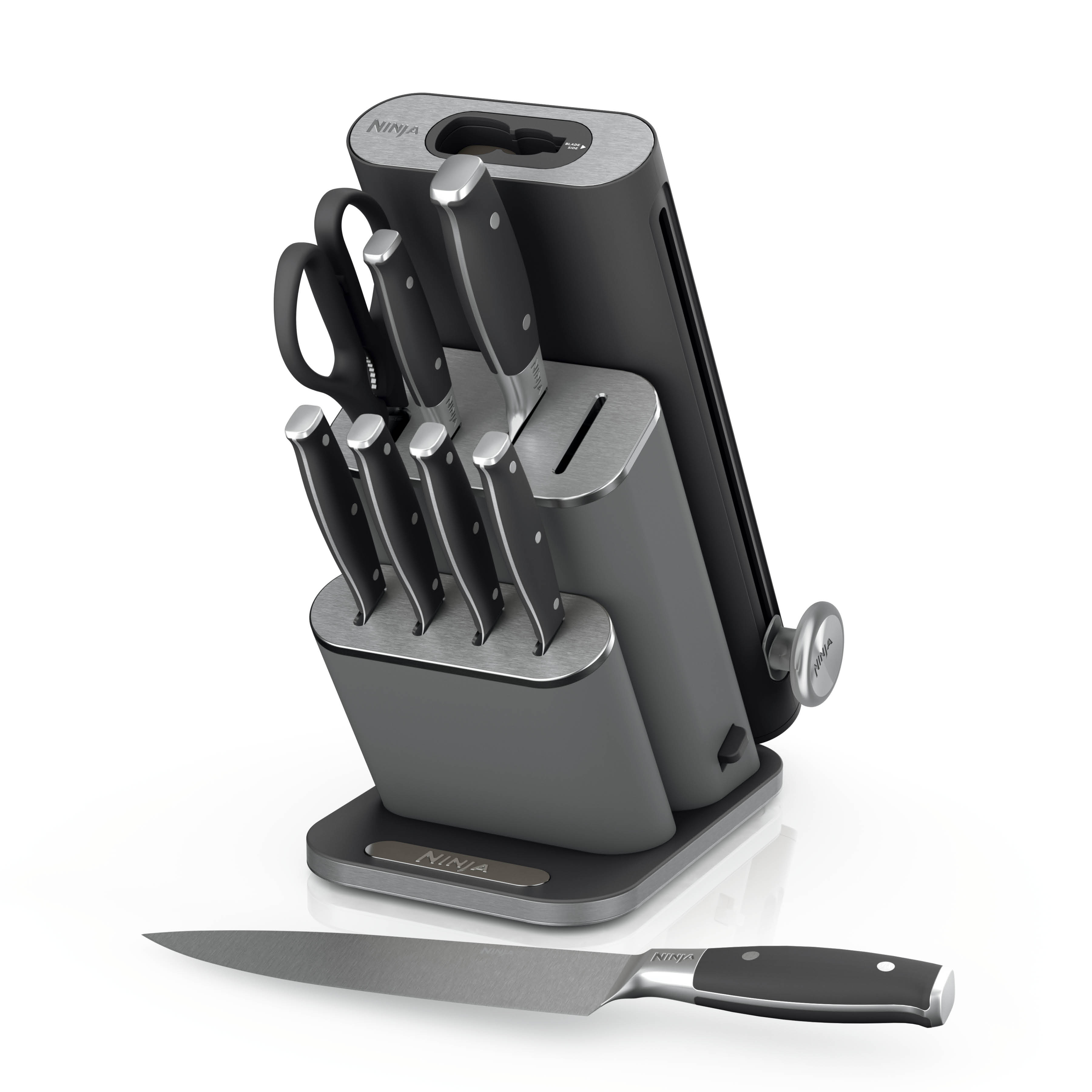 Ninja NeverDull® 10-Piece German Steel Knife Set with Removable