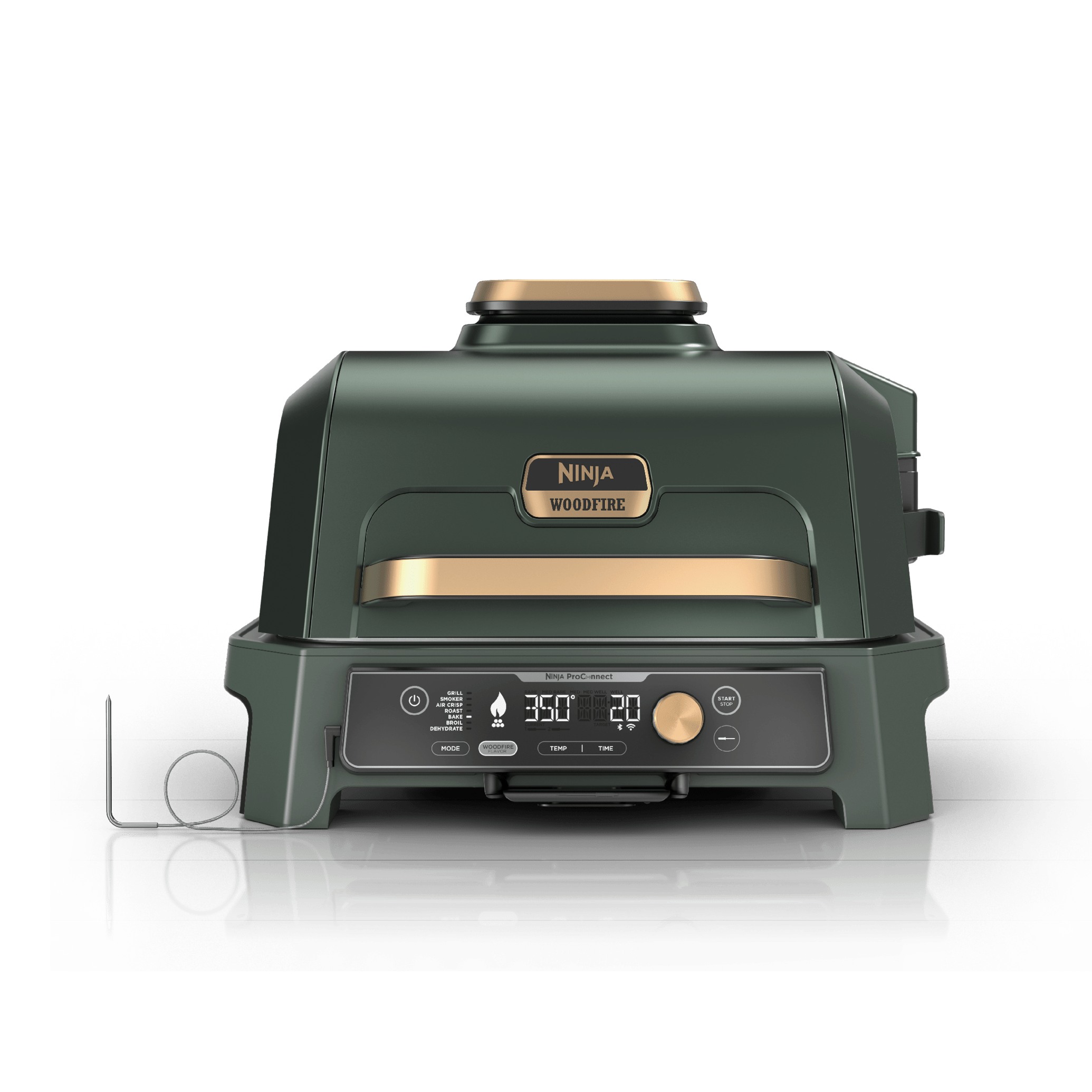 Ninja Woodfire Premium XL BBQ Grill in Black and Gold