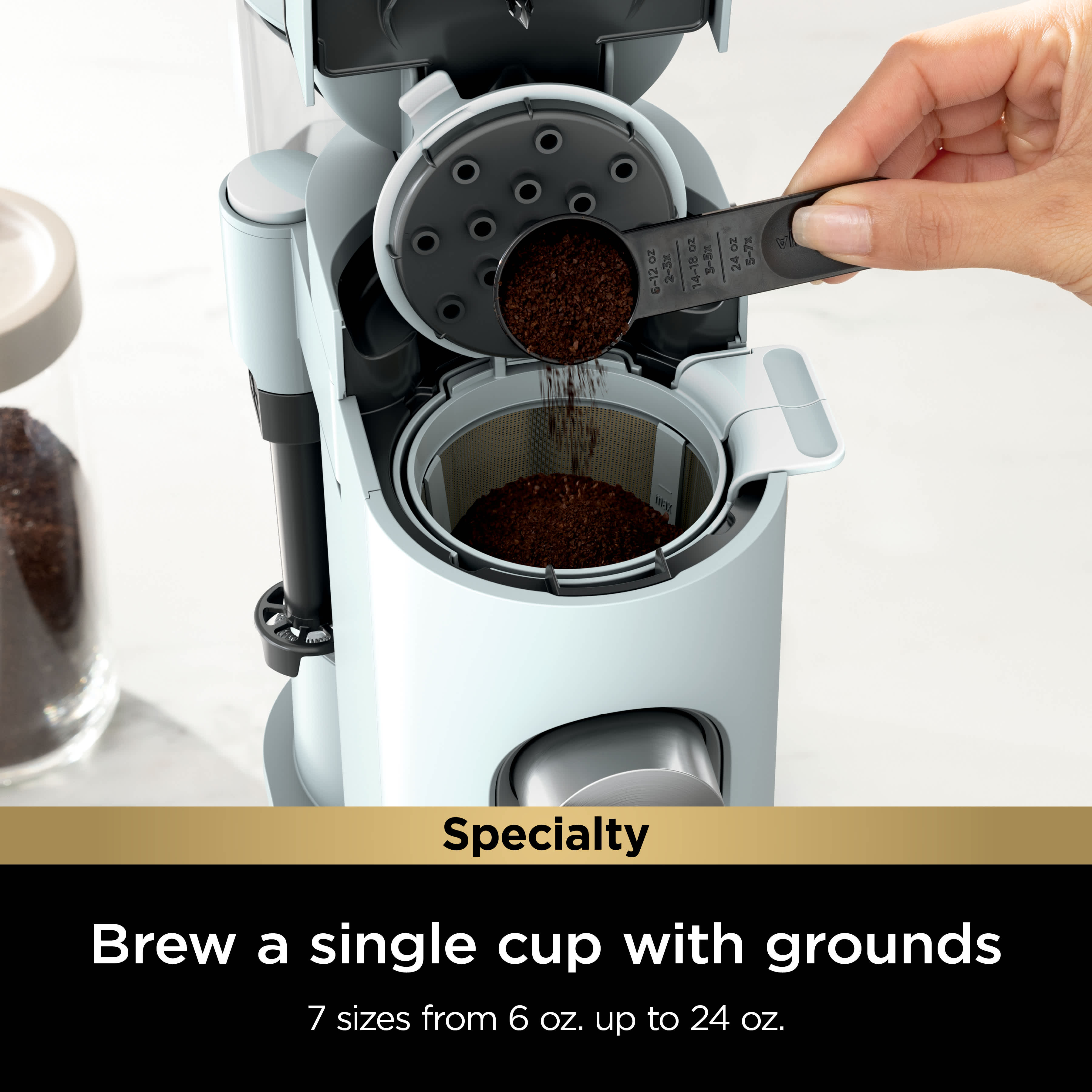 Ninja® Single-Serve Pods & Grounds Specialty Coffee Maker Glacier