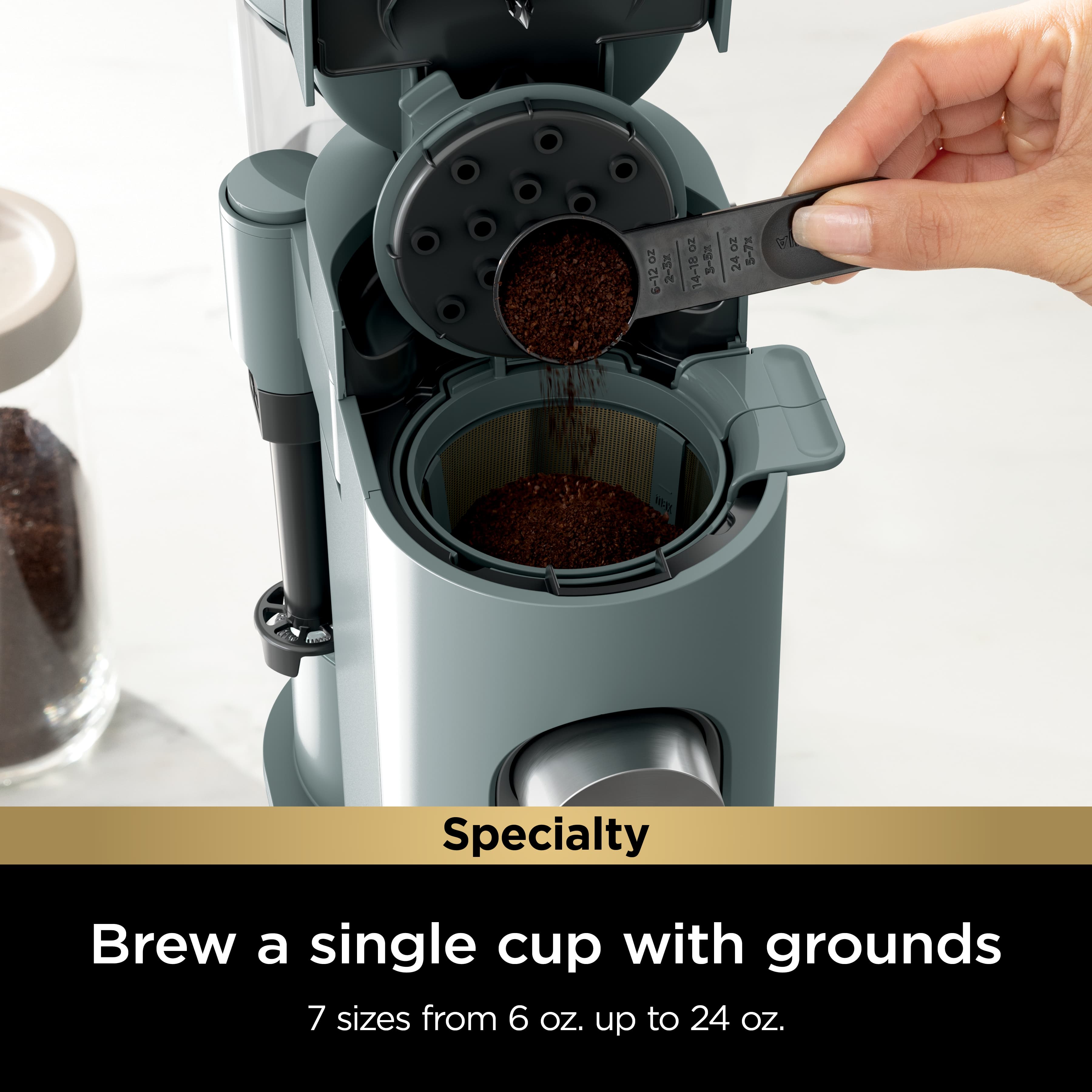 Ninja® Single-Serve Pods & Grounds Specialty Coffee Maker Sage