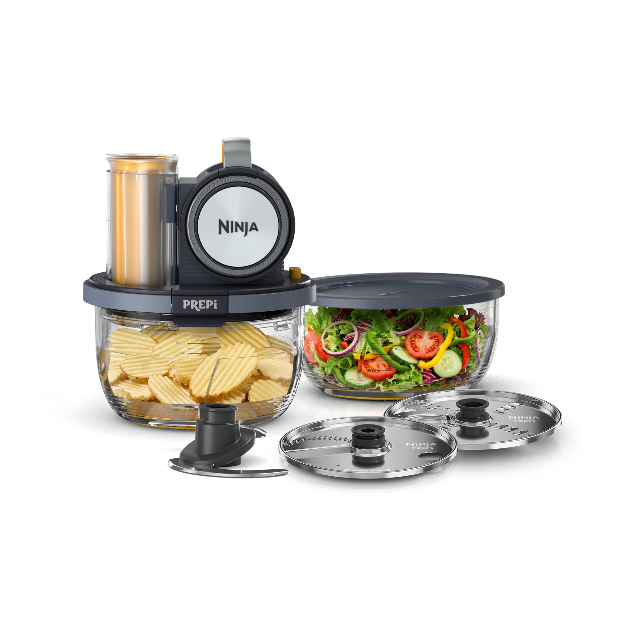 Ninja PREPi 5-in-1 Prep System: Chop, Slice, Crinkle, Shred, Puree