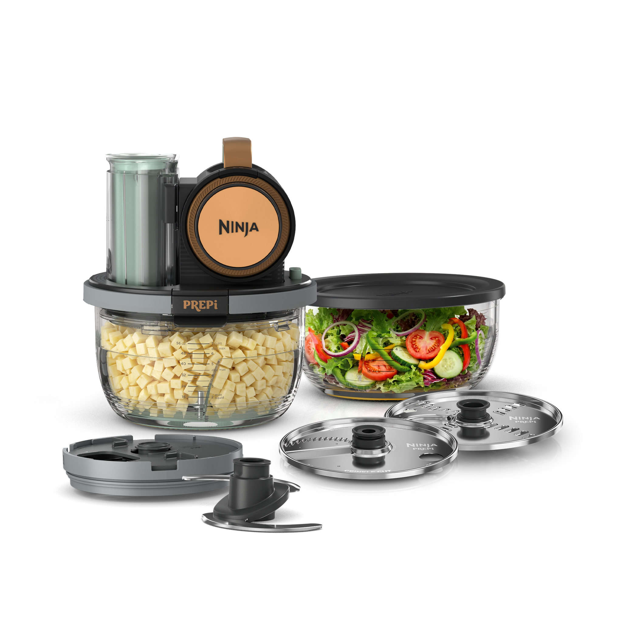 Ninja PREPi™ 6-in-1 Prep System: Dice, Chop, Slice, Crinkle, Shred, Puree