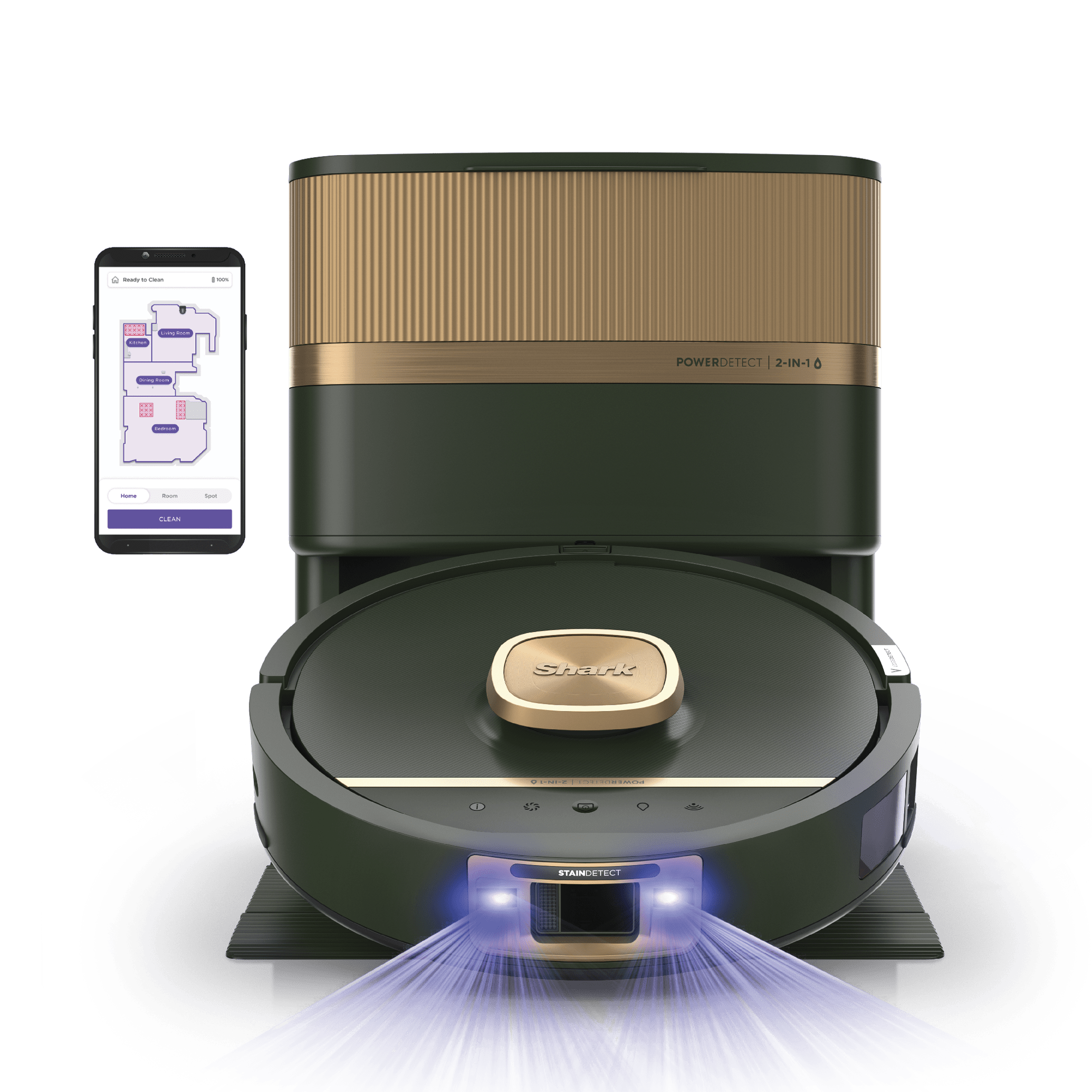 Shark PowerDetect™ UV Reveal™ 2-in-1 Vacuum and Mop