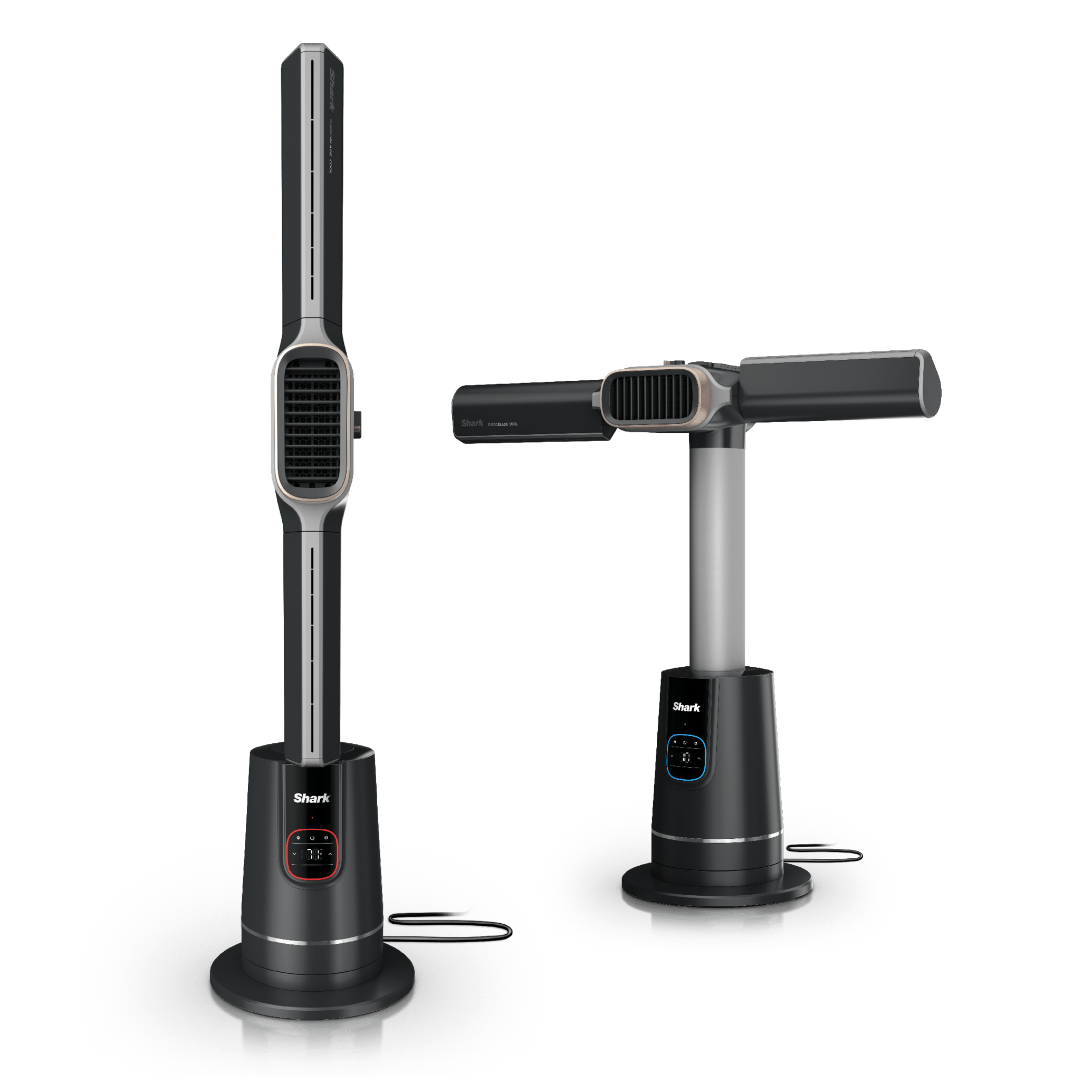 Shark® TurboBlade™ Cool + Heat Bladeless Tower Fan & Heater for Customizable Year-Round Indoor Use, Charcoal | SharkNinja