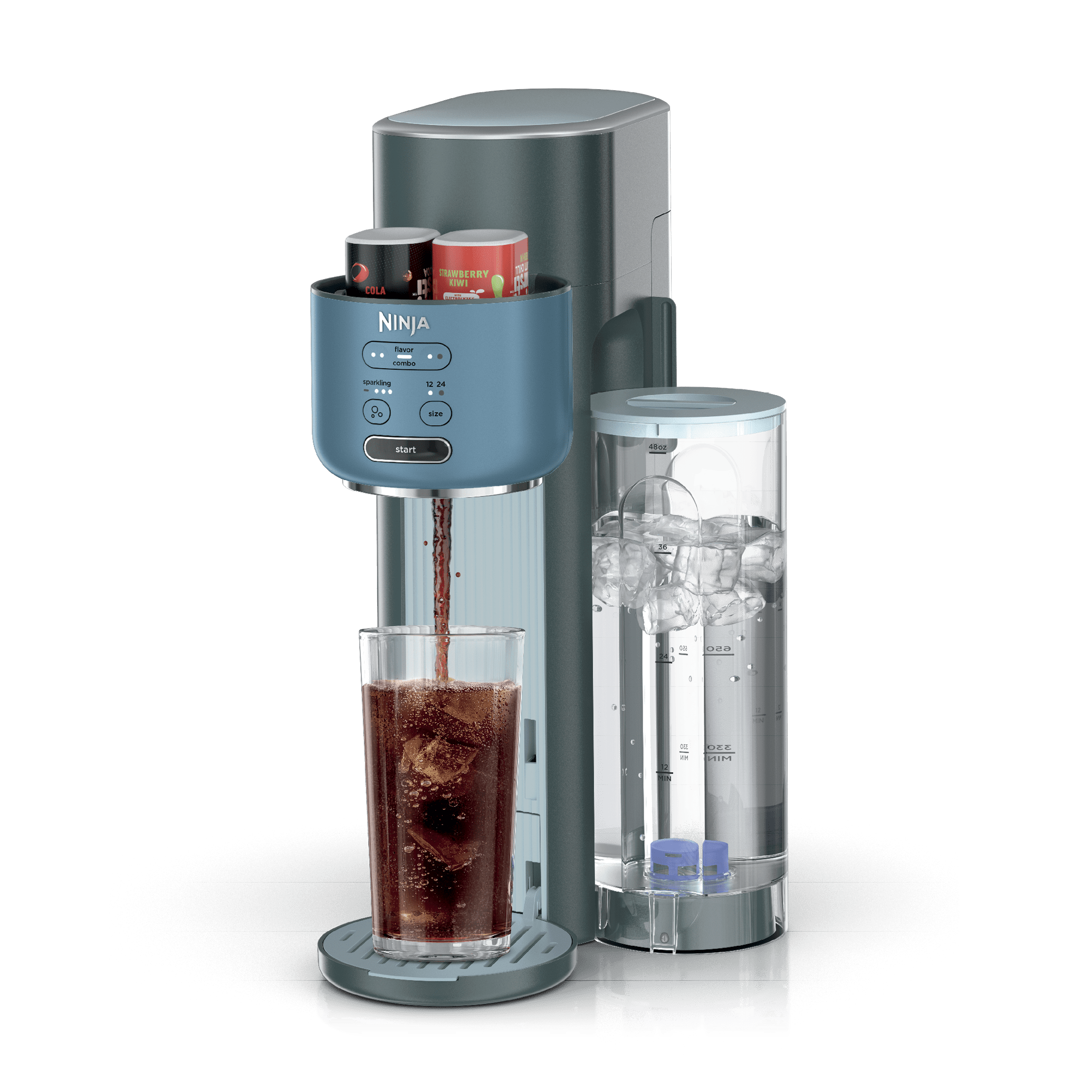 Ninja Thirsti™ Drink System & Soda Machine in Teal